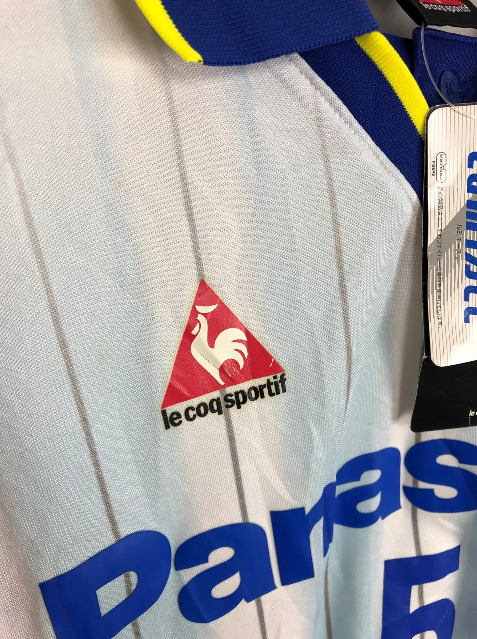 2001 GAMBA OSAKA #5 AWAY SHIRT (XL.KIDS) LE COQ SPORTIF