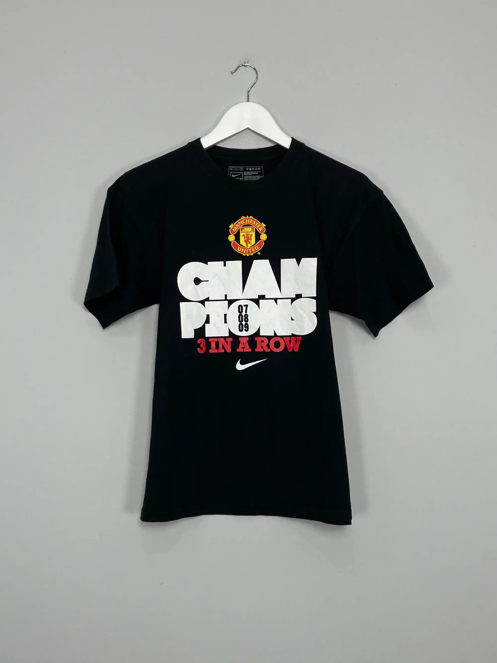 2009/10 MANCHESTER UNITED NIKE CHAMPIONS T-SHIRT (S)