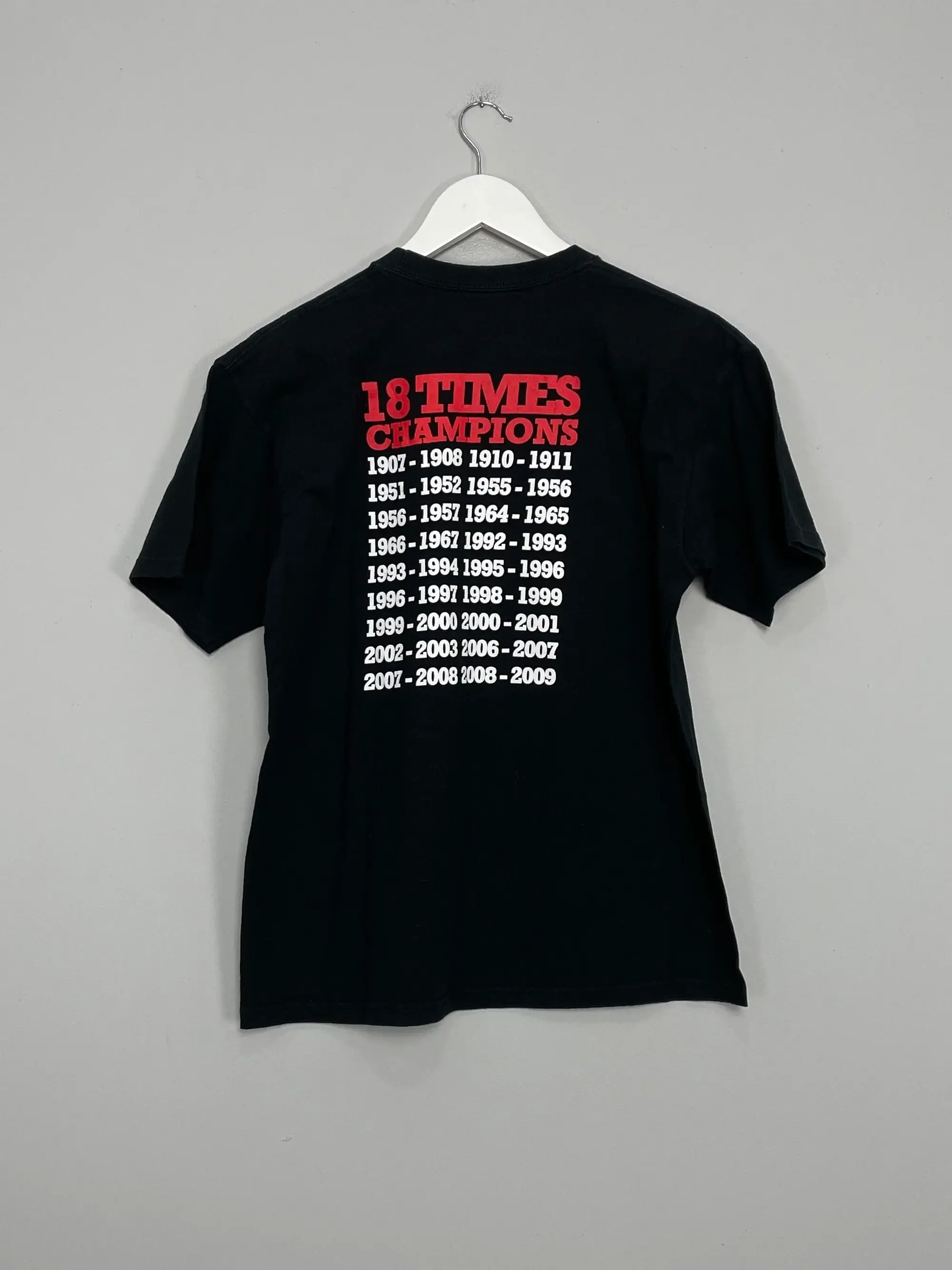 2009/10 MANCHESTER UNITED NIKE CHAMPIONS T-SHIRT (S)