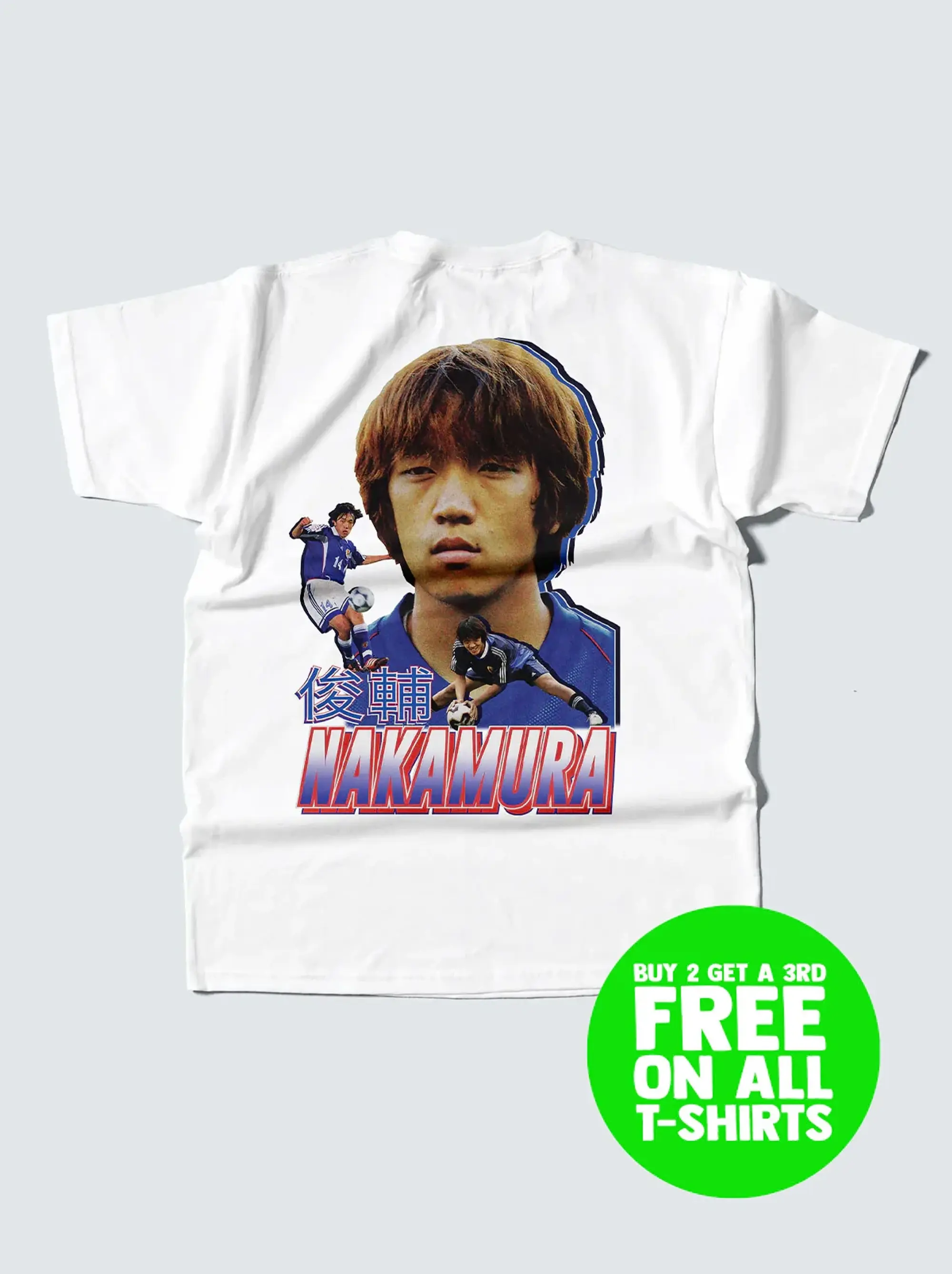 Champion JAPAN NAKAMURA BOOTLEG TEE, Small / Japan / White