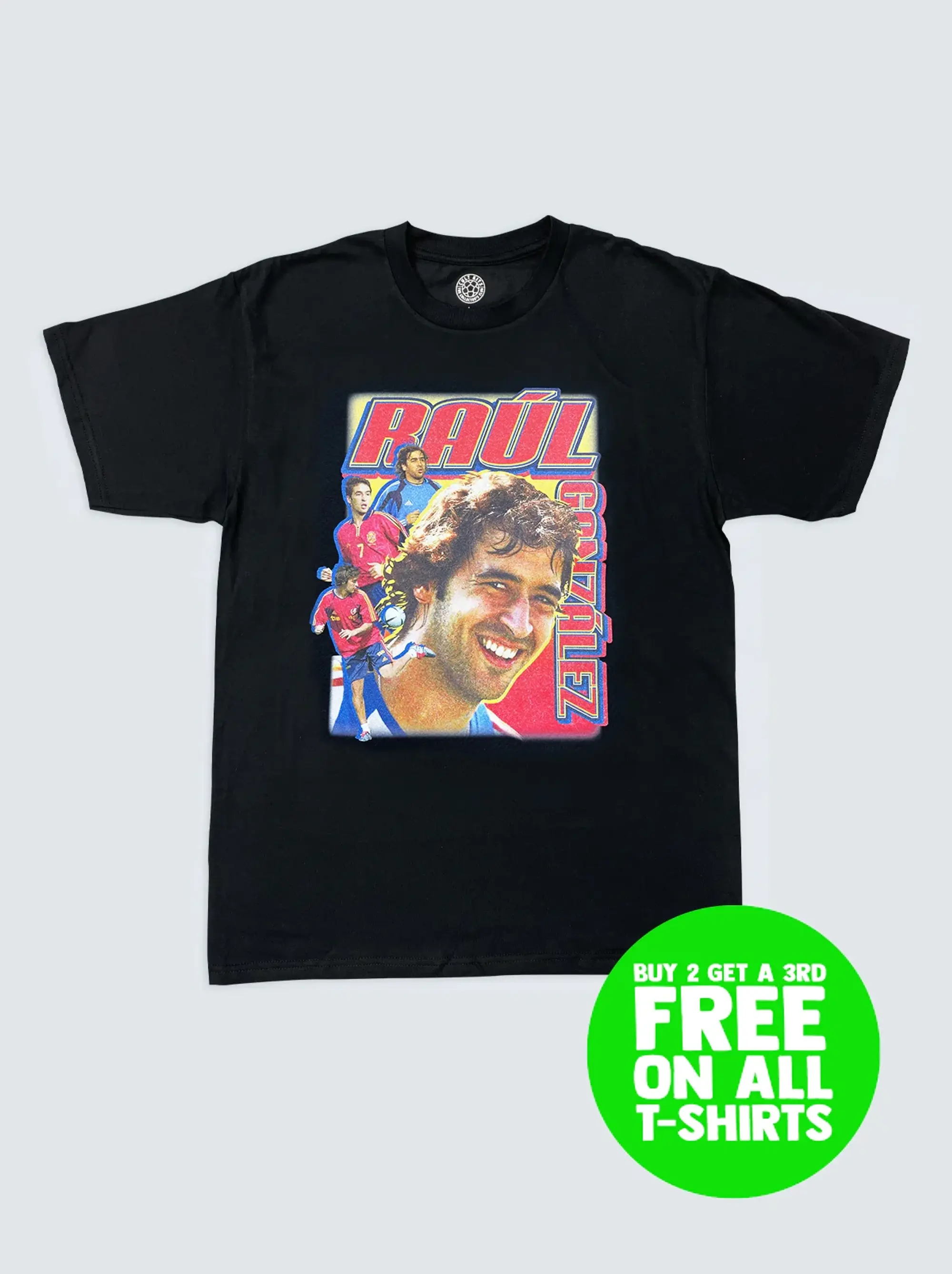SPAIN RAUL BOOTLEG TEE, XL / Spain / White
