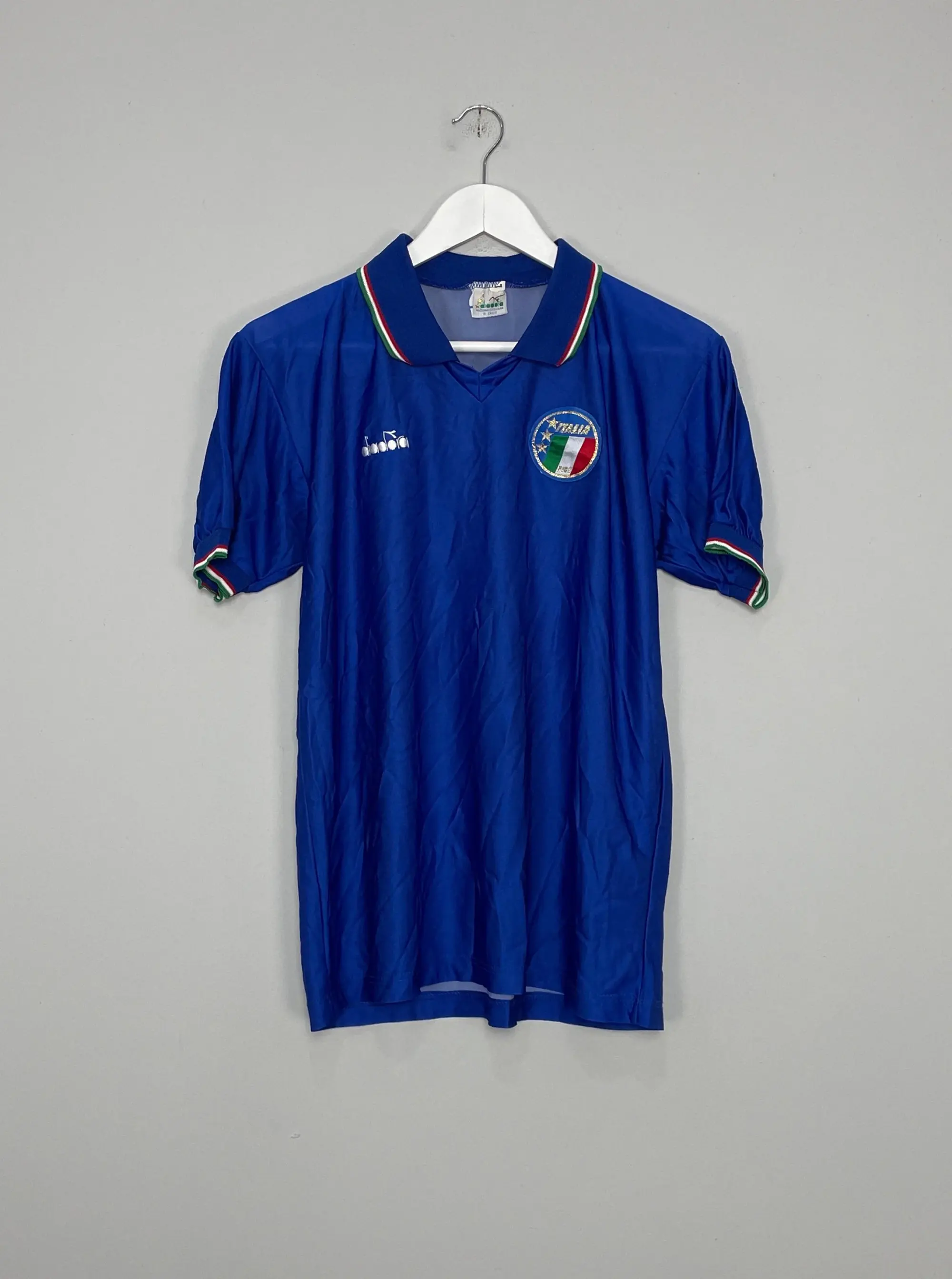 1986/90 ITALY HOME SHIRT (L) DIADORA