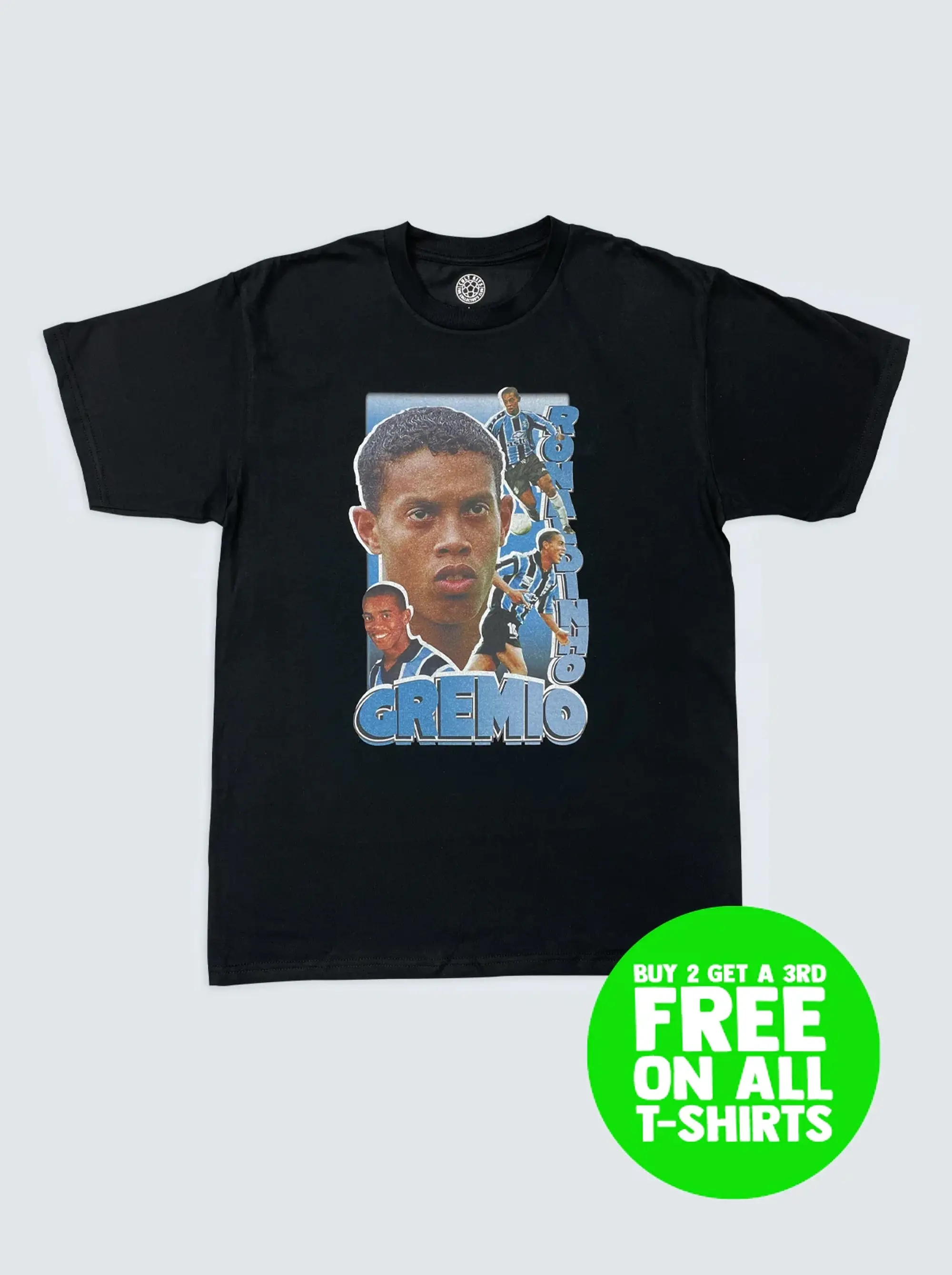 Champion GREMIO RONALDINHO BOOTLEG TEE, Small / Gremio / Black