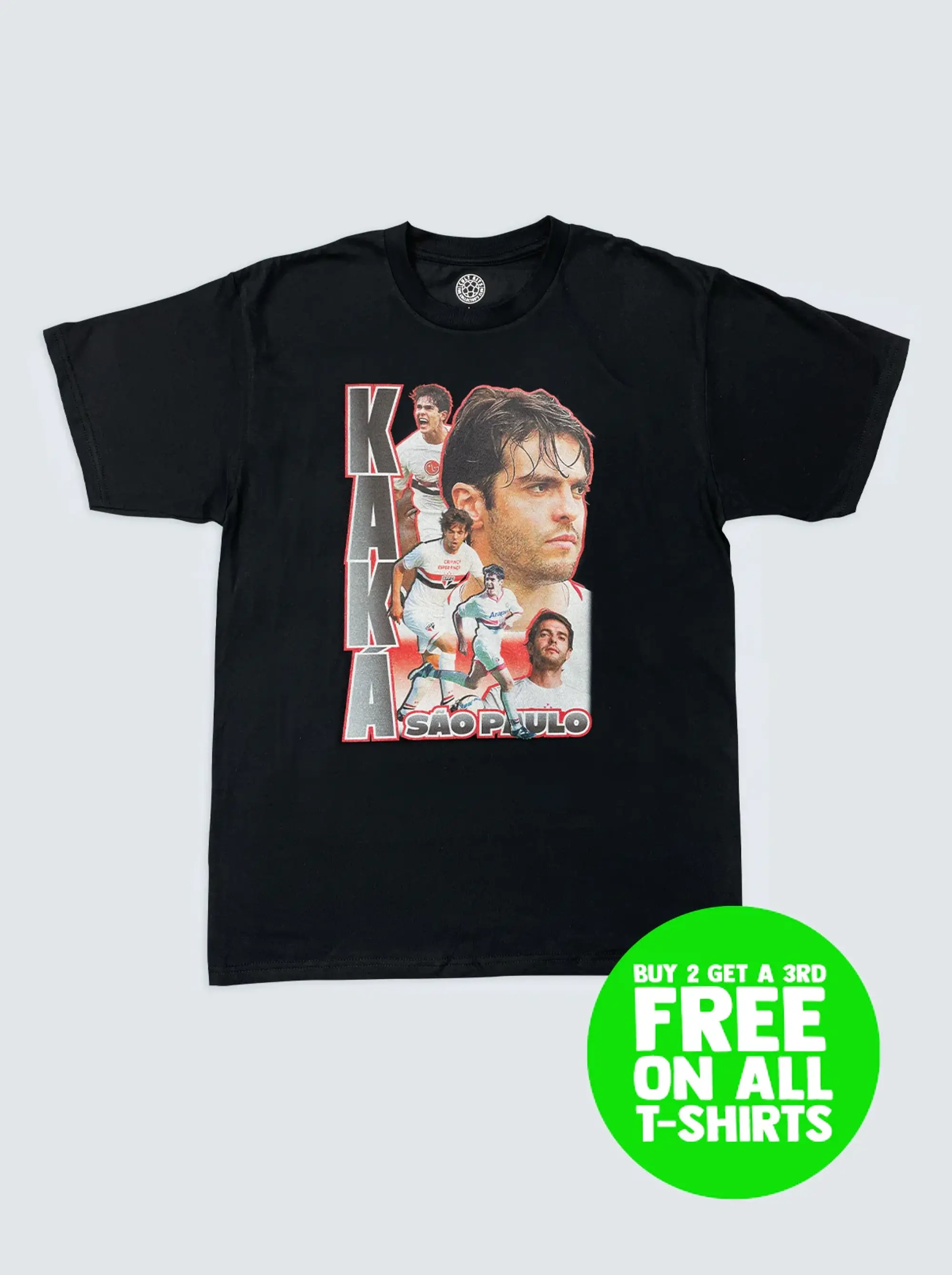 SAO PAULO KAKA BOOTLEG TEE, Small / Sao Paulo / Black