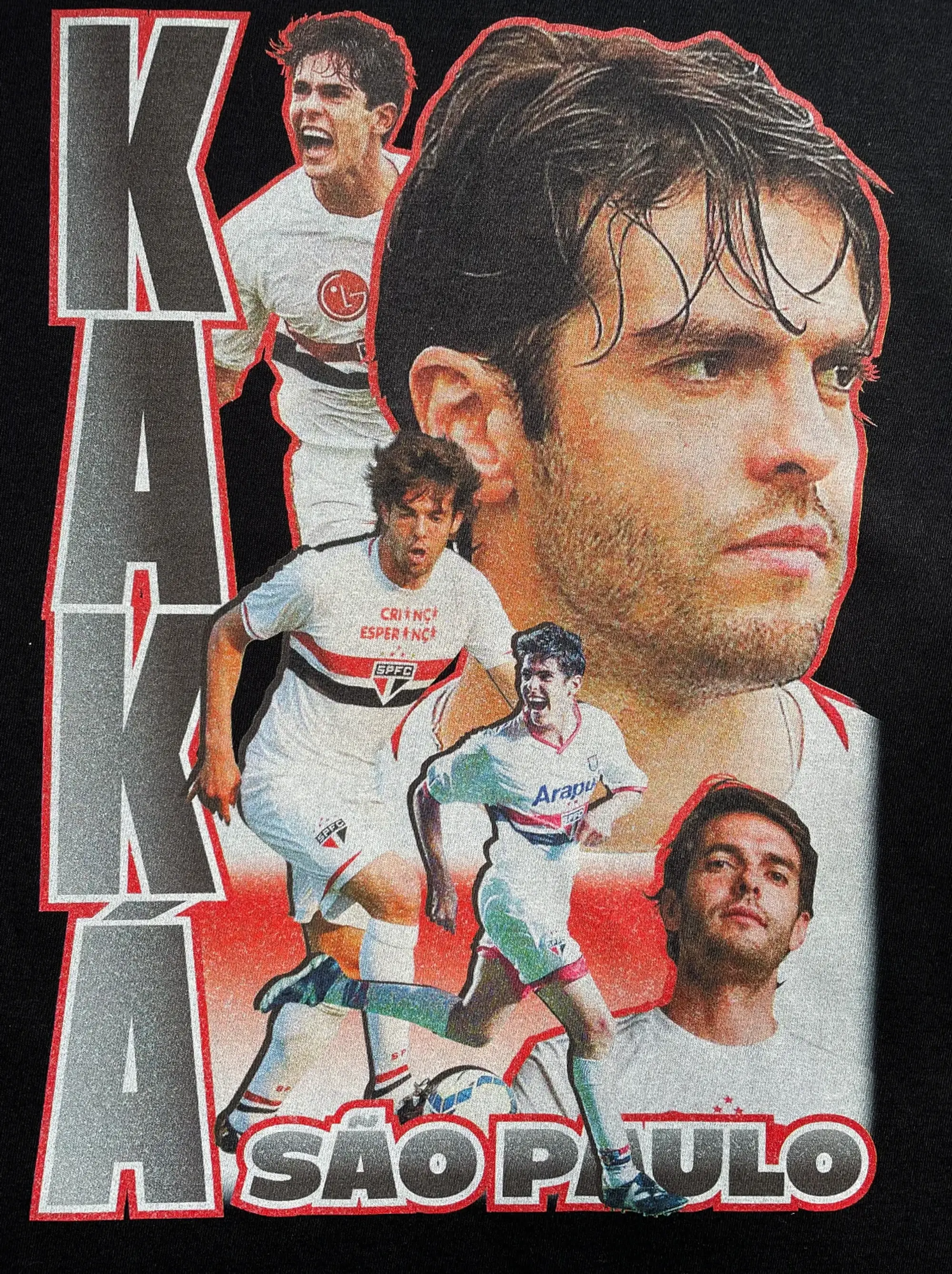 SAO PAULO KAKA BOOTLEG TEE, Small / Sao Paulo / Black