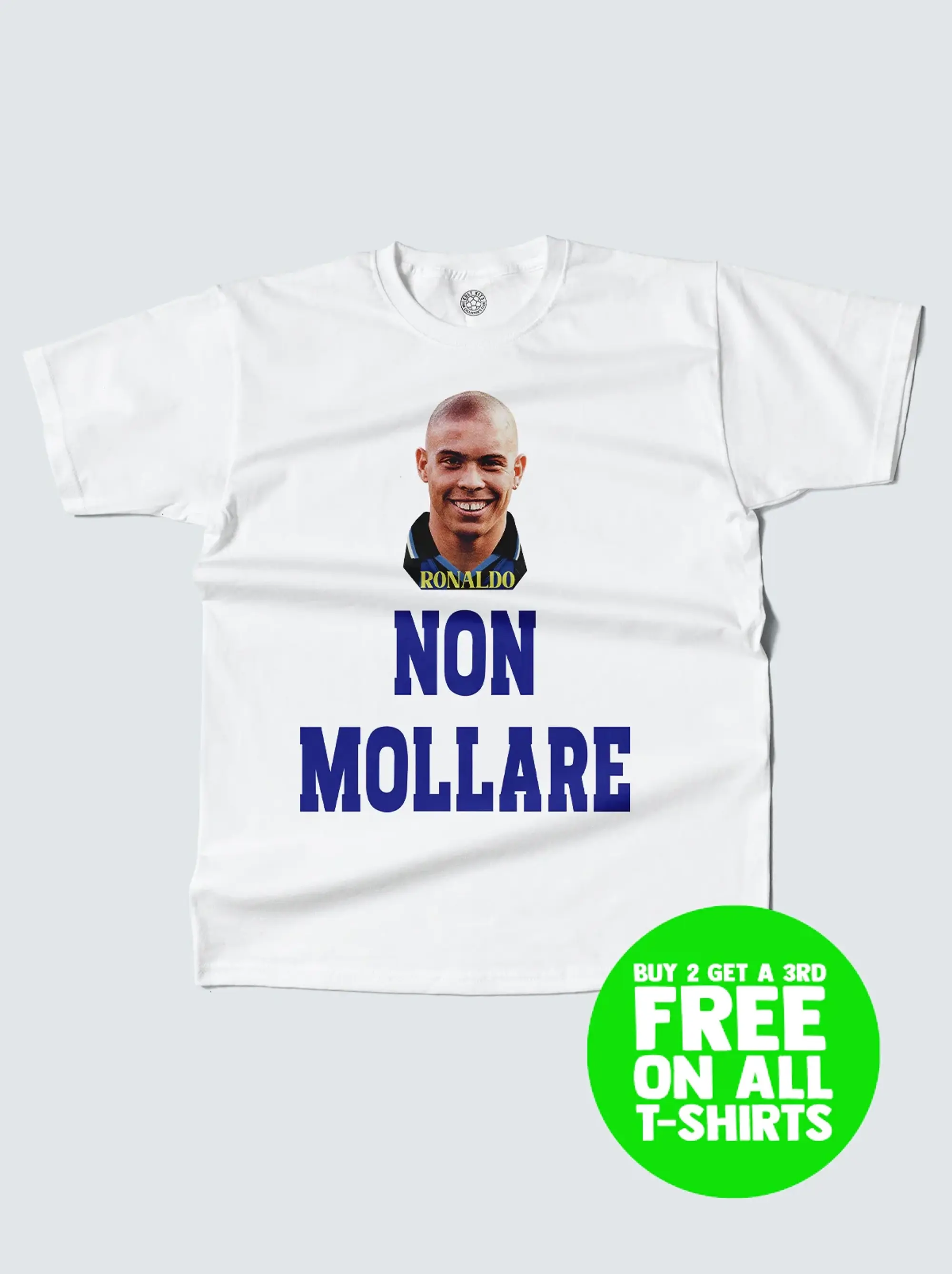 INTER MILAN NON MOLLARE RONALDO TEE, Small / Inter Milan
