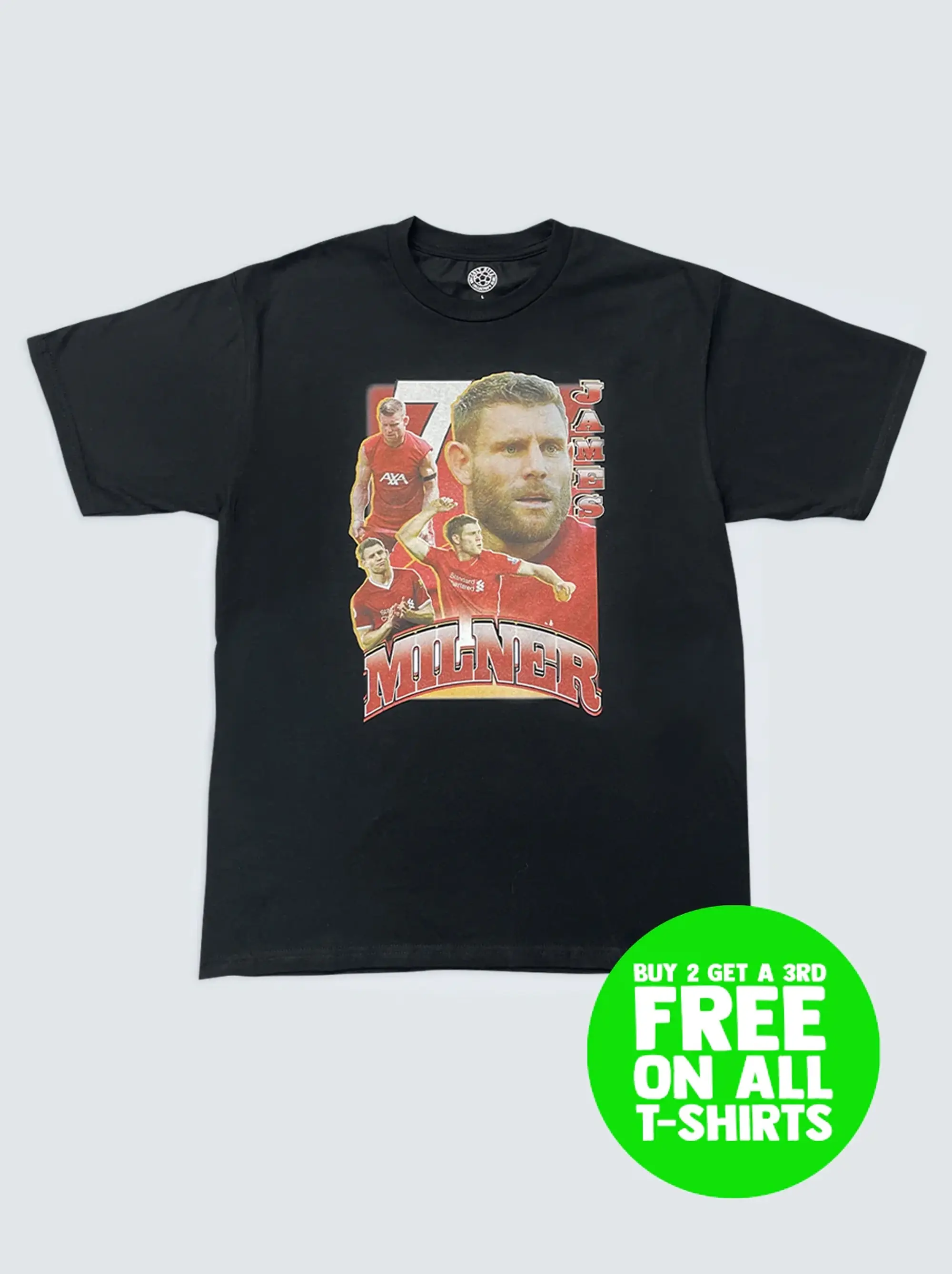 LIVERPOOL JAMES MILNER BOOTLEG TEE, Small / Liverpool / Black