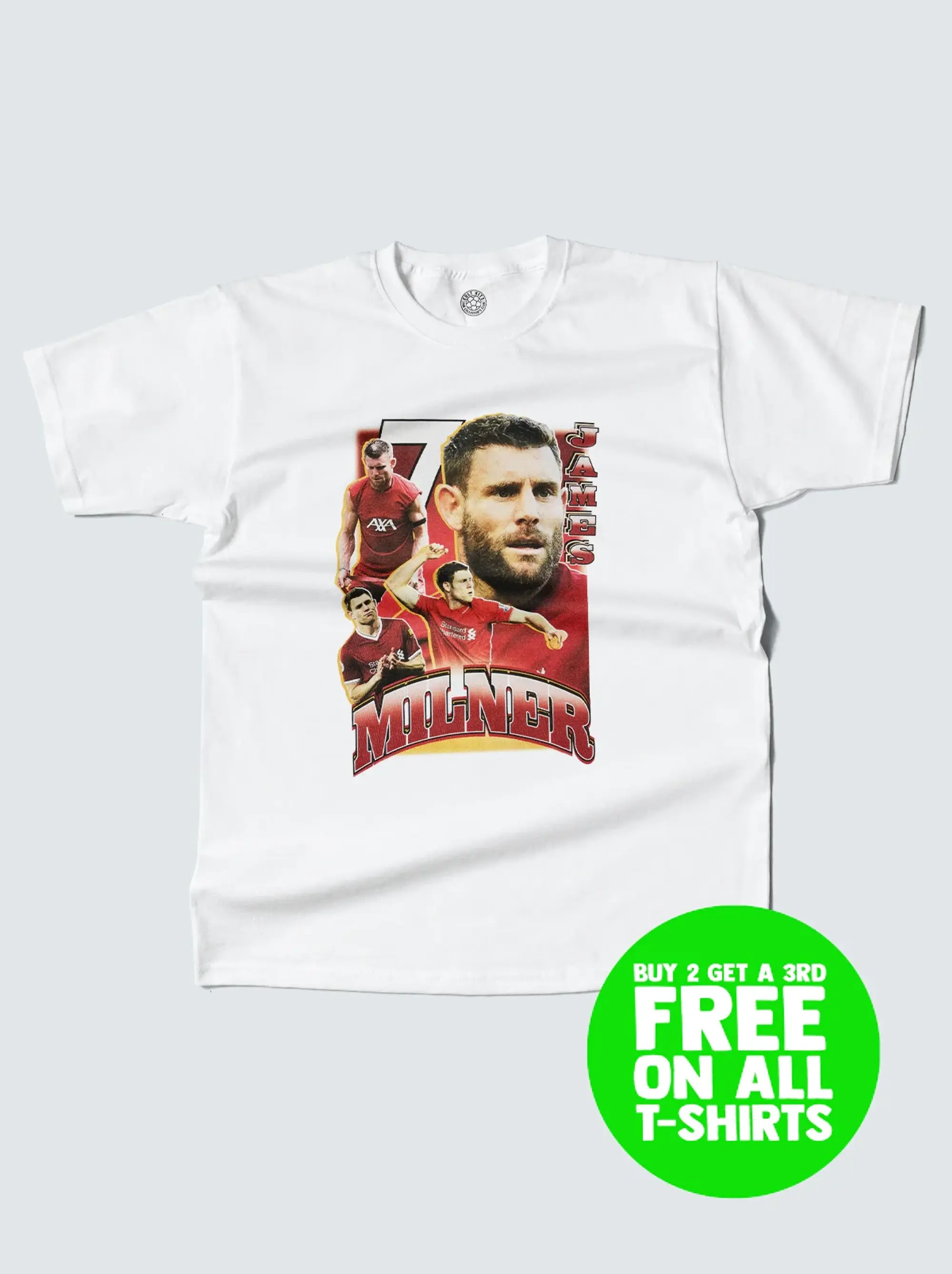 LIVERPOOL JAMES MILNER BOOTLEG TEE, Small / Liverpool / Black