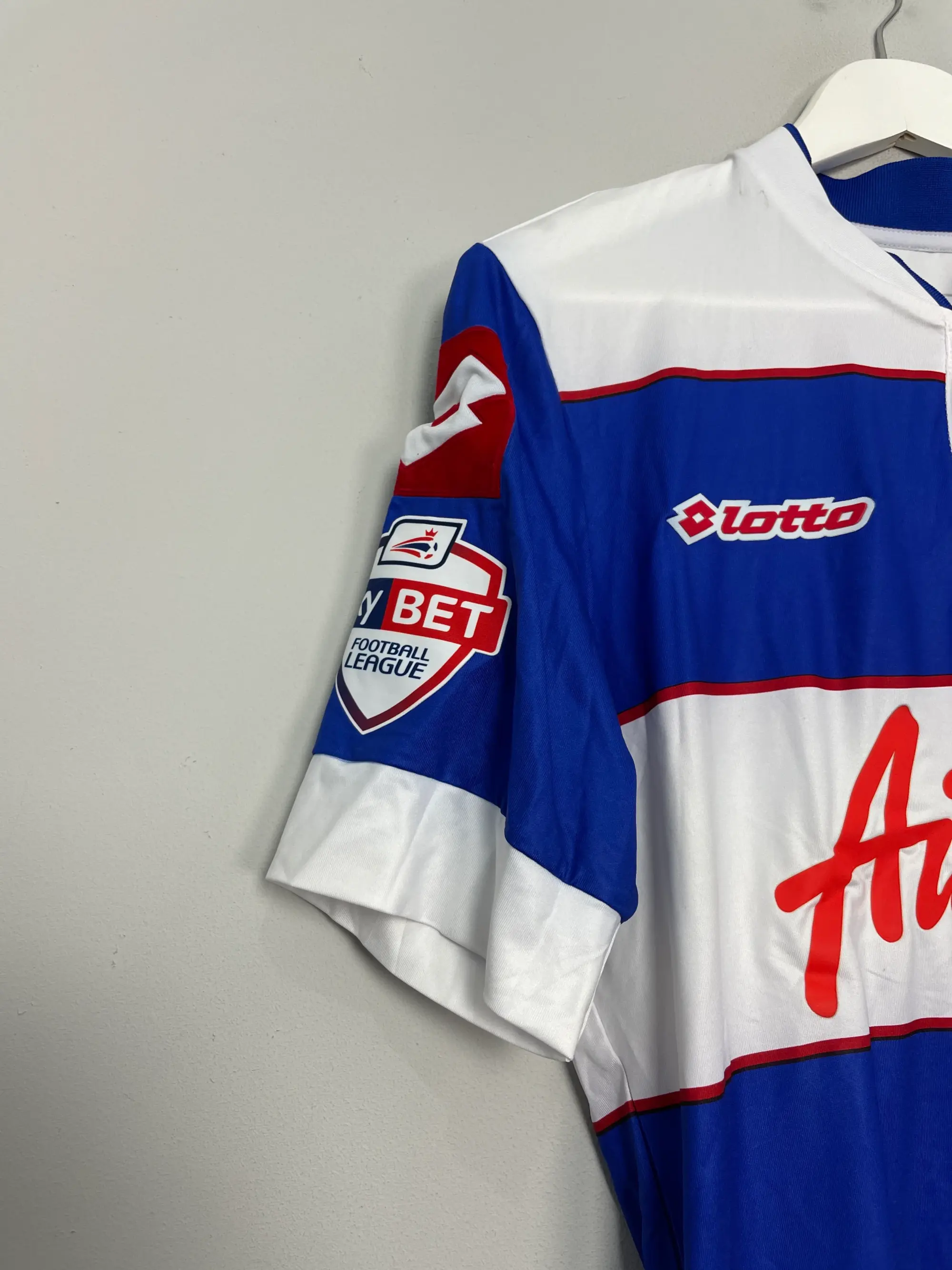 2013/14 QPR RAVEL #4 *MATCH ISSUE* HOME SHIRT (S) LOTTO | Cult Kits