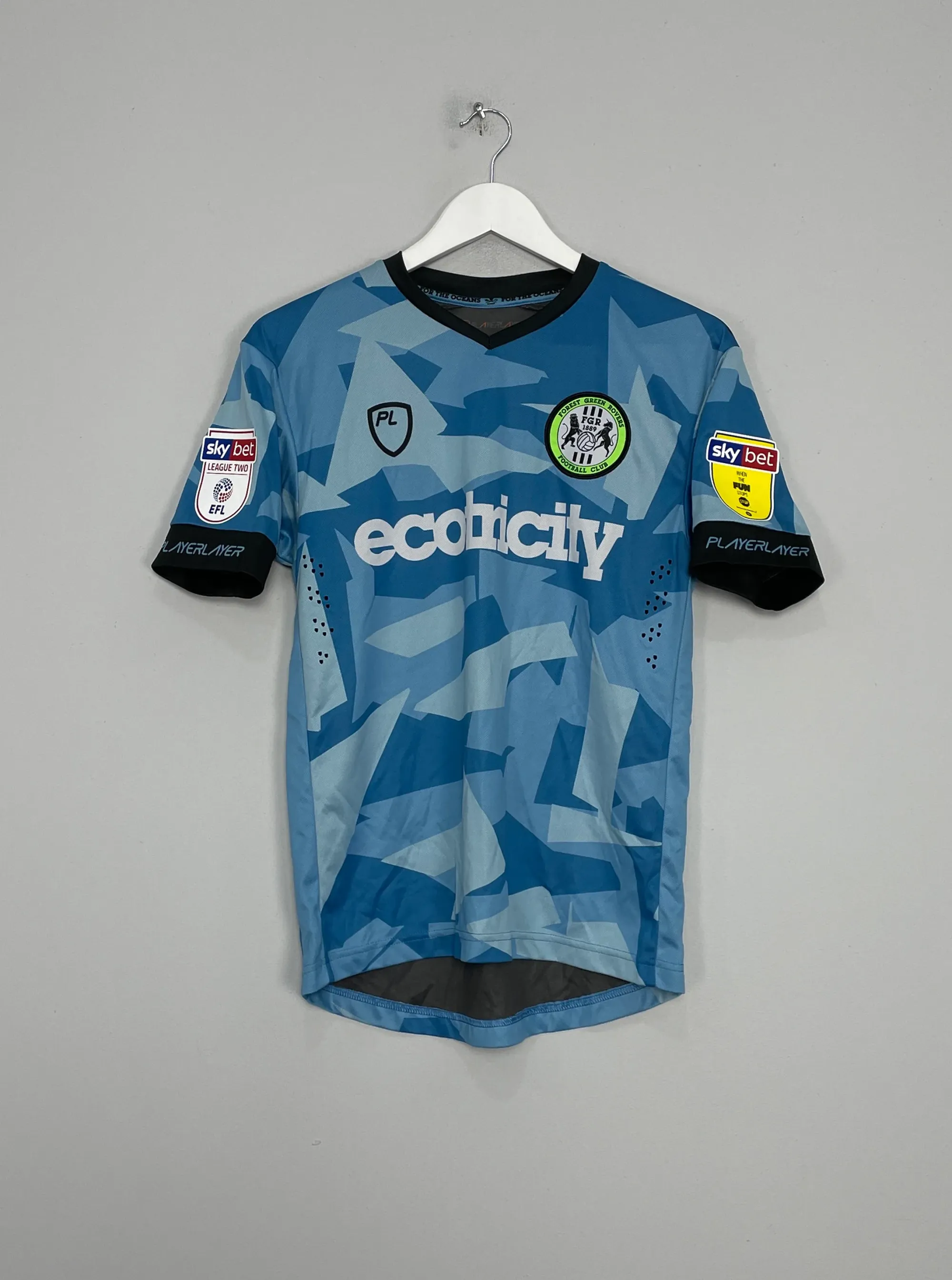 2019/21 FOREST GREEN ROVERS MILLS #23 *MATCH ISSUE* THIRD SHIRT (S) PL ...