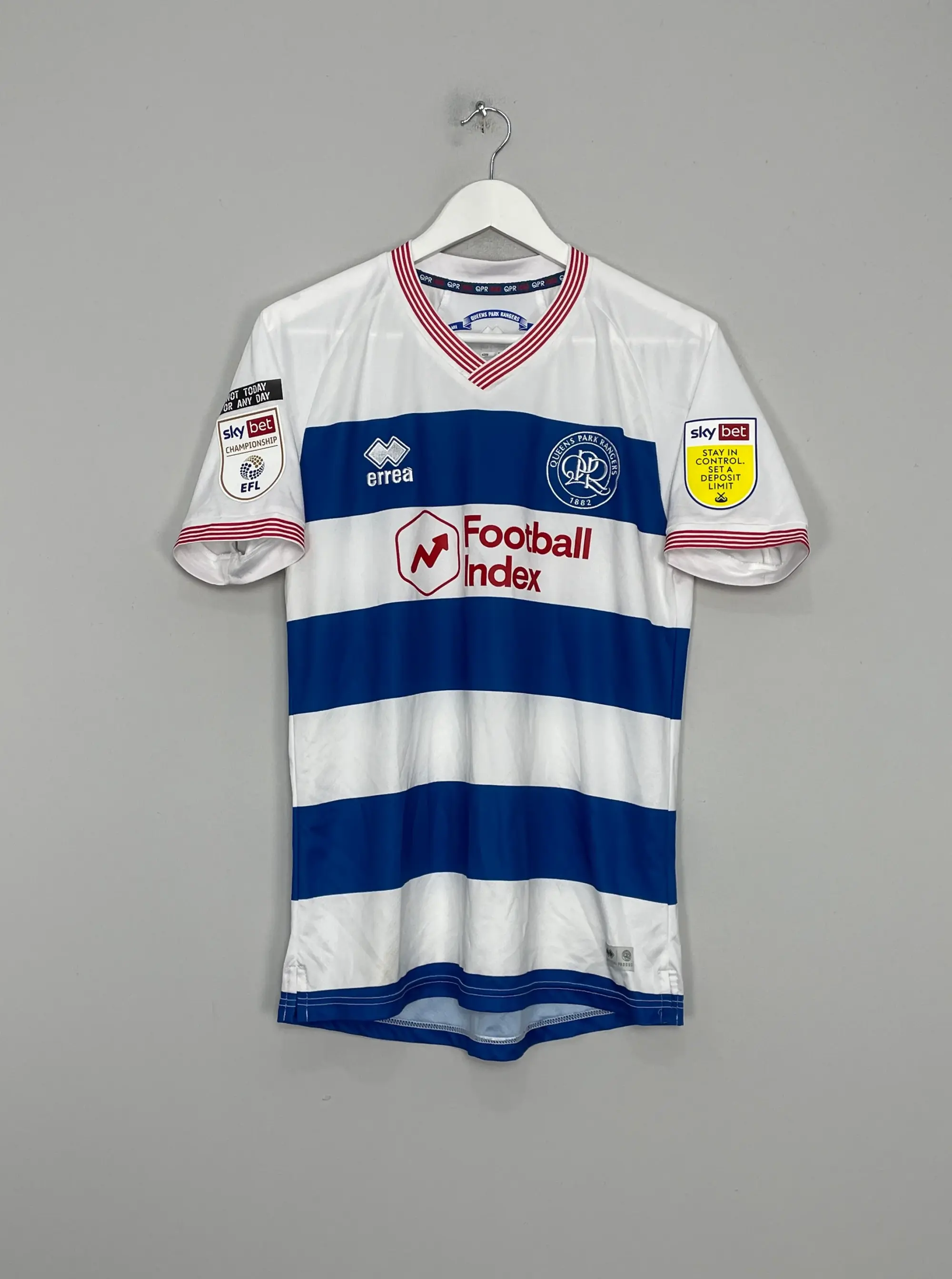 2020/21 QPR BALL #12 *MATCH ISSUE* HOME SHIRT (M) ERREA | Cult Kits