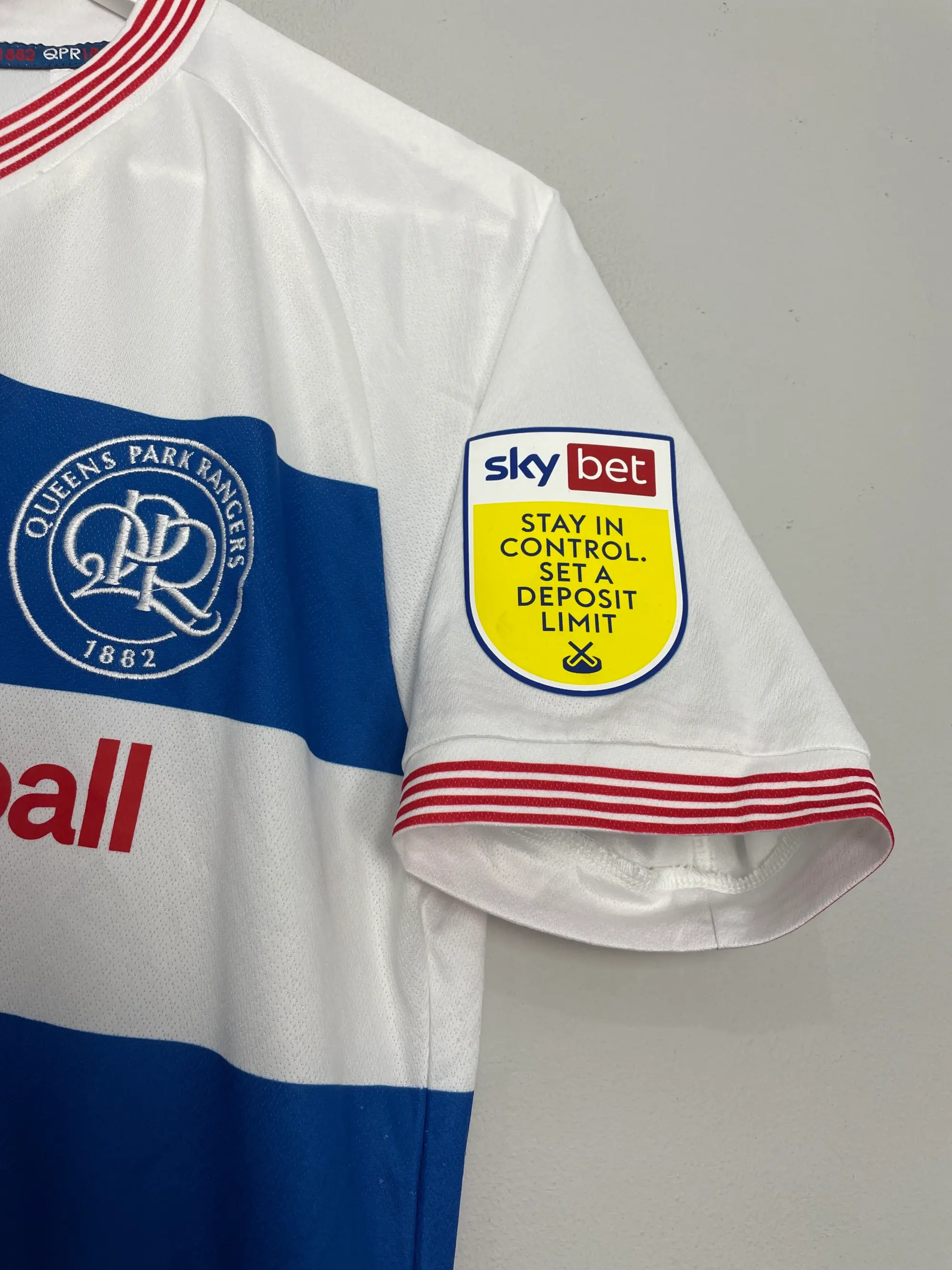 2020/21 QPR BALL #12 *MATCH ISSUE* HOME SHIRT (M) ERREA | Cult Kits