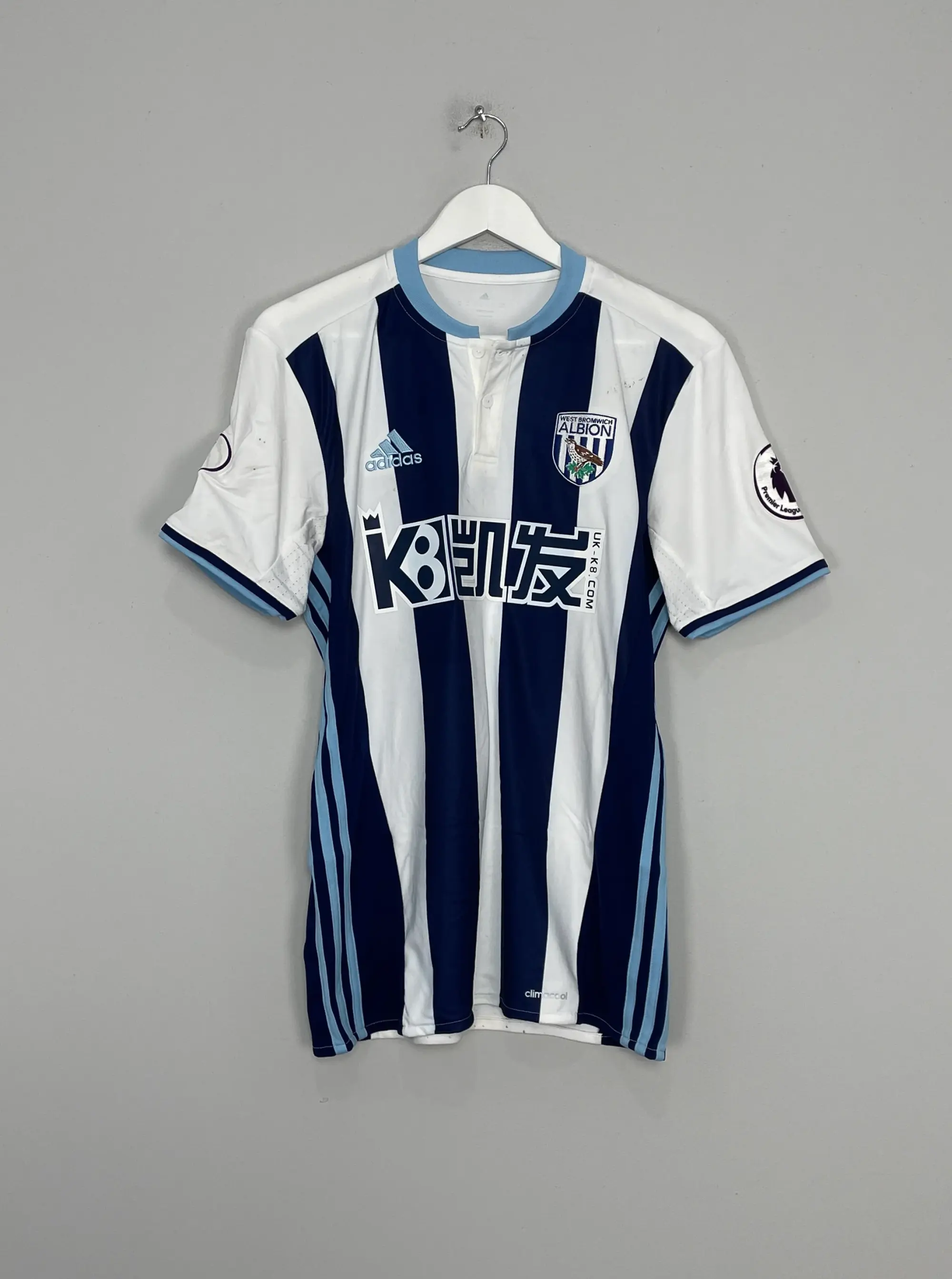 2016/17 WEST BROM CHADLI #22 *MATCH WORN* HOME SHIRT (M) ADIDAS | Cult Kits