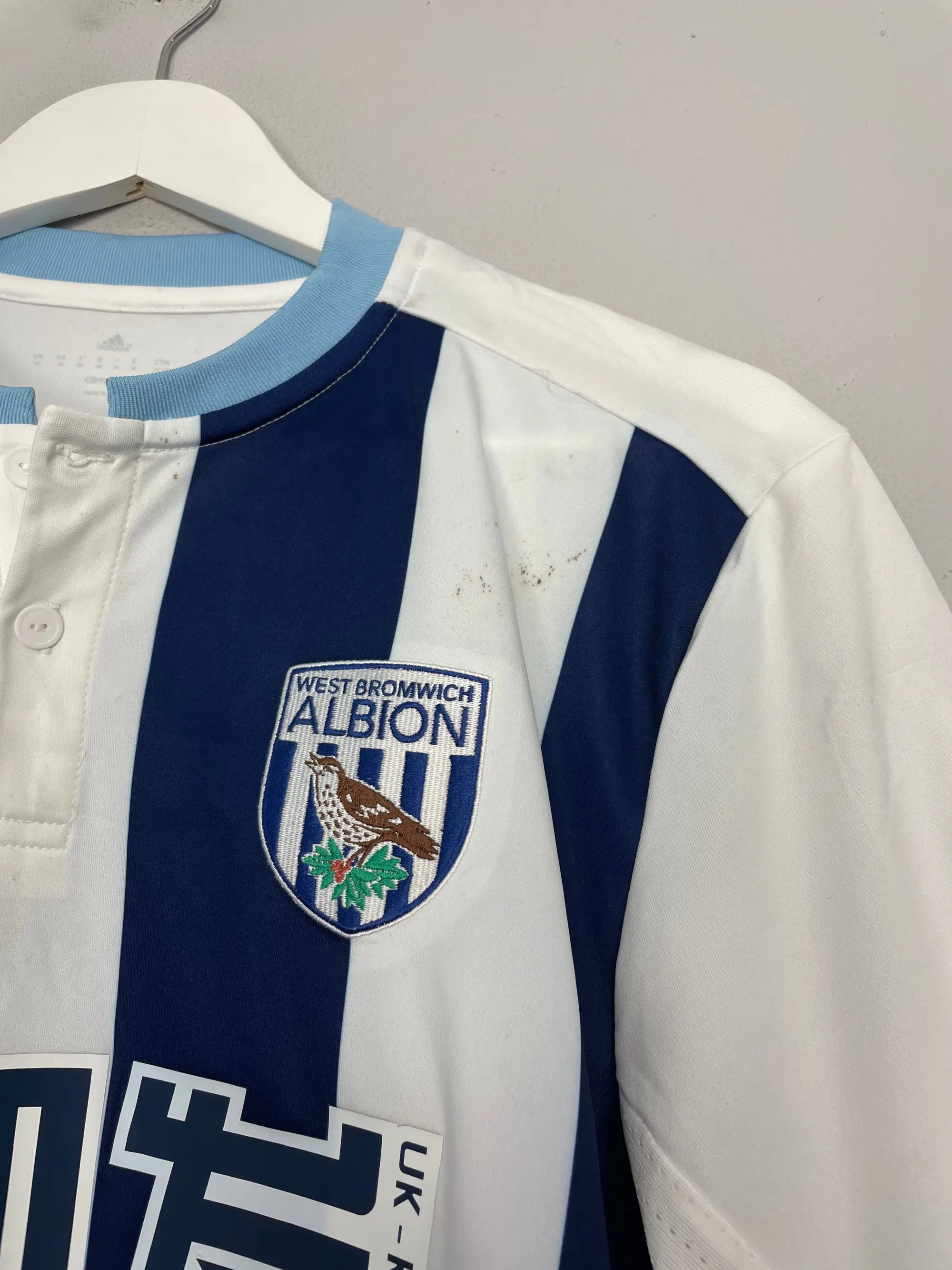 2016/17 WEST BROM CHADLI #22 *MATCH WORN* HOME SHIRT (M) ADIDAS | Cult Kits