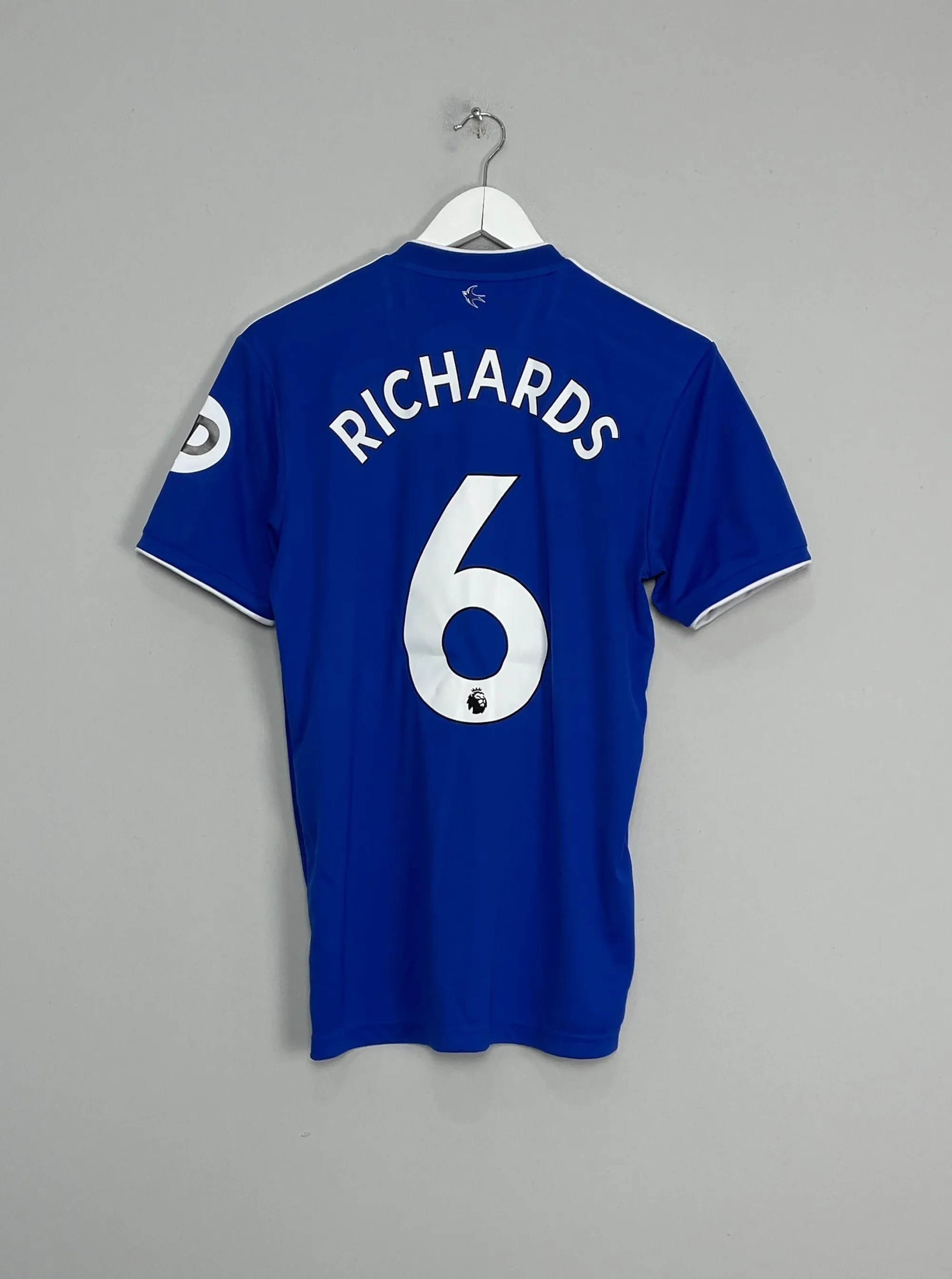 2018/19 CARDIFF CITY RICHARDS #6 *MATCH ISSUE* HOME SHIRT (S) ADIDAS | Cult Kits