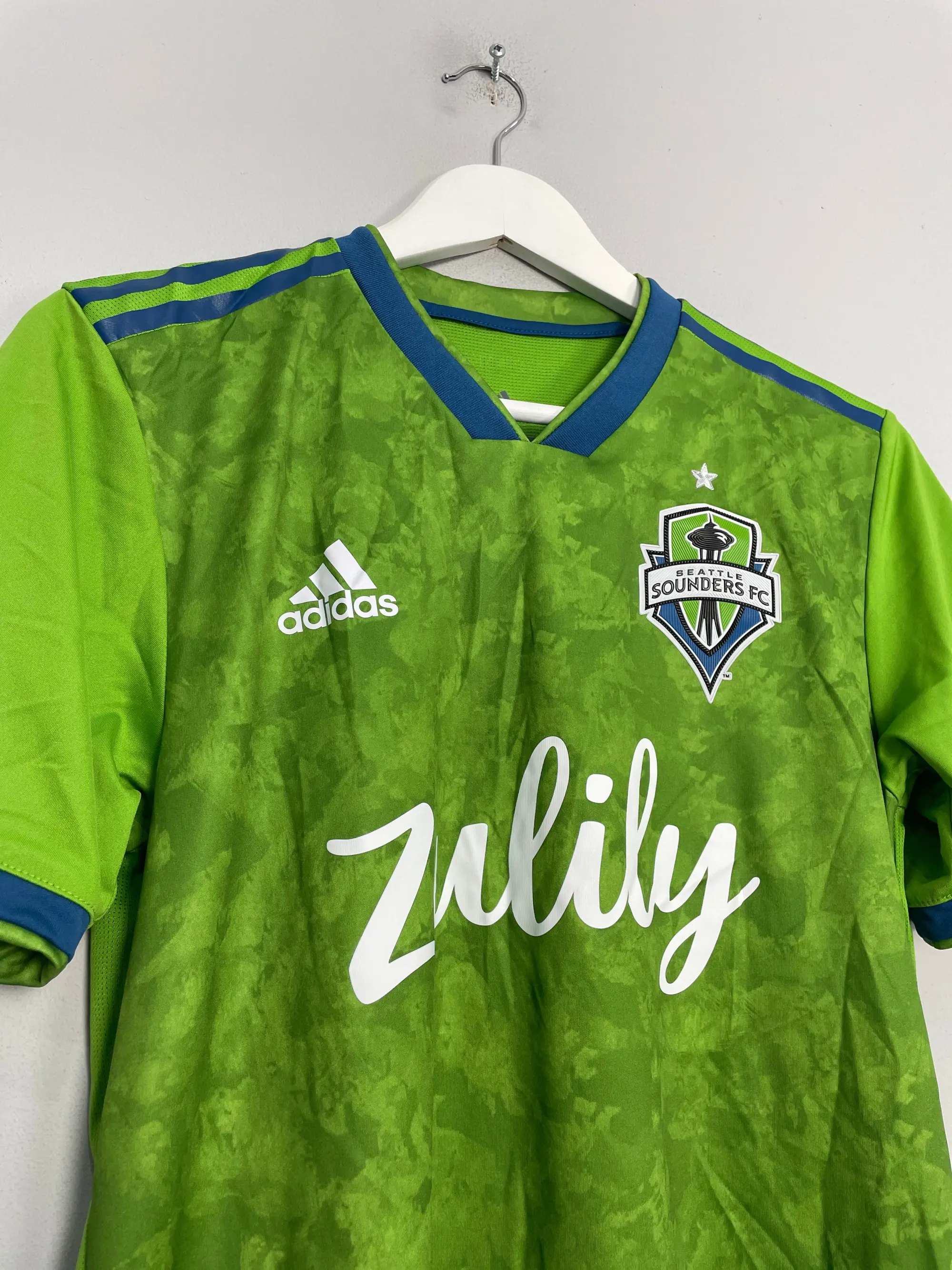 2019/20 SEATTLE SOUNDERS SMITH #17 *MATCH ISSUE + SIGNED* HOME SHIRT (S) ADIDAS