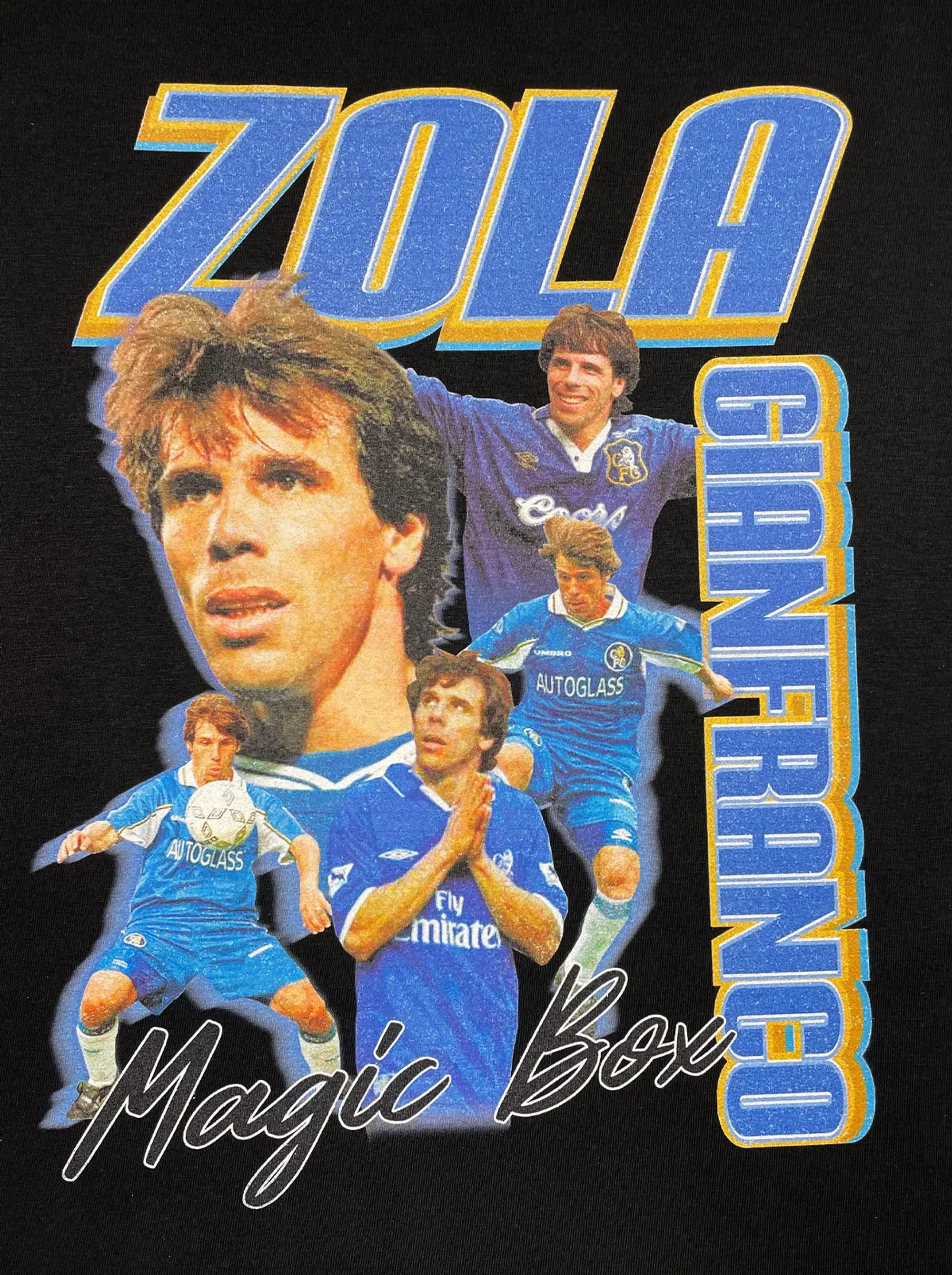 CHELSEA ZOLA BOOTLEG TEE, Small / Chelsea / Black