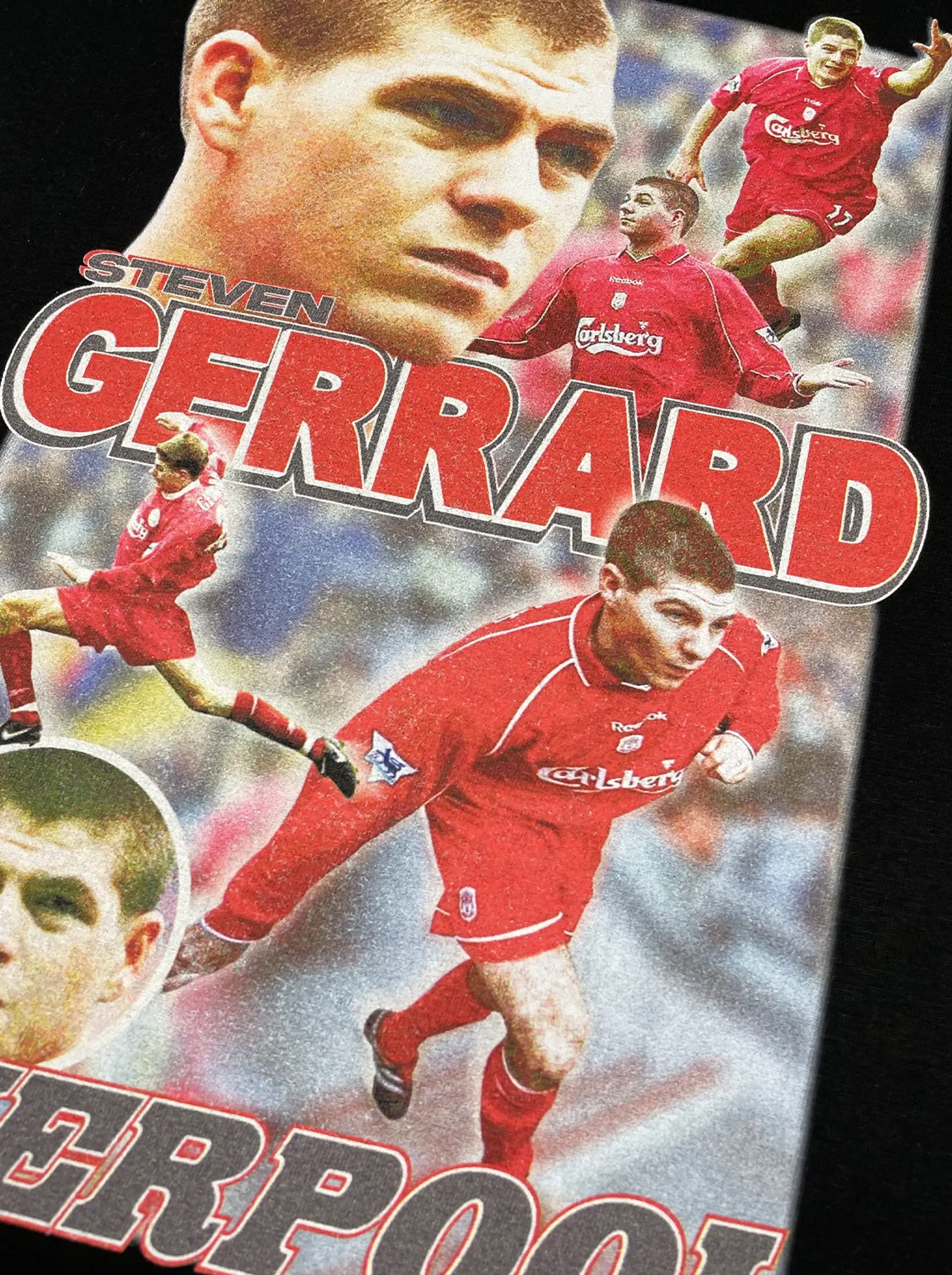 LIVERPOOL STEVEN GERRARD BOOTLEG TEE, Small / Liverpool / White