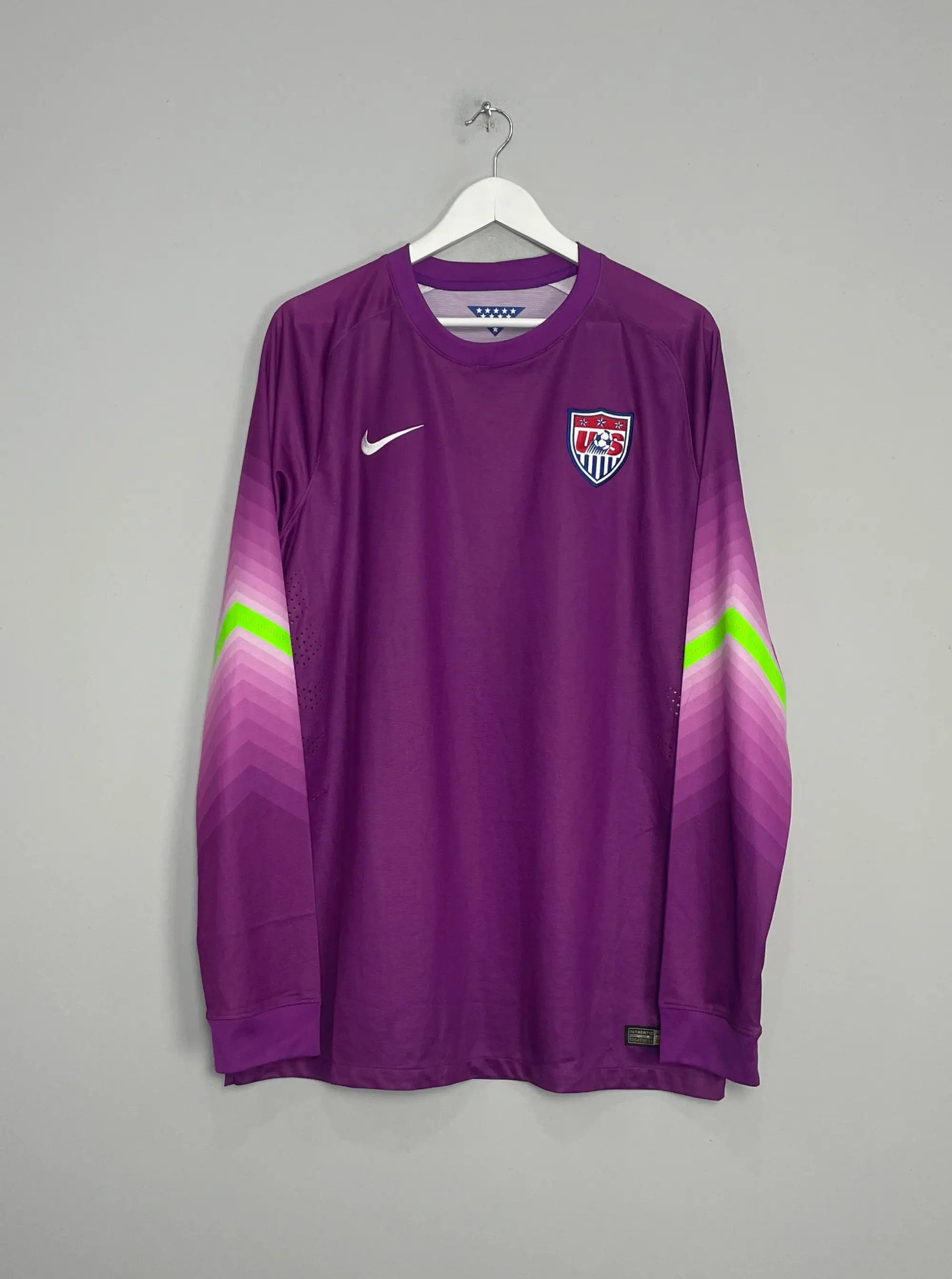 2014/15 USA *PLAYER ISSUE* GK SHIRT (XL) NIKE