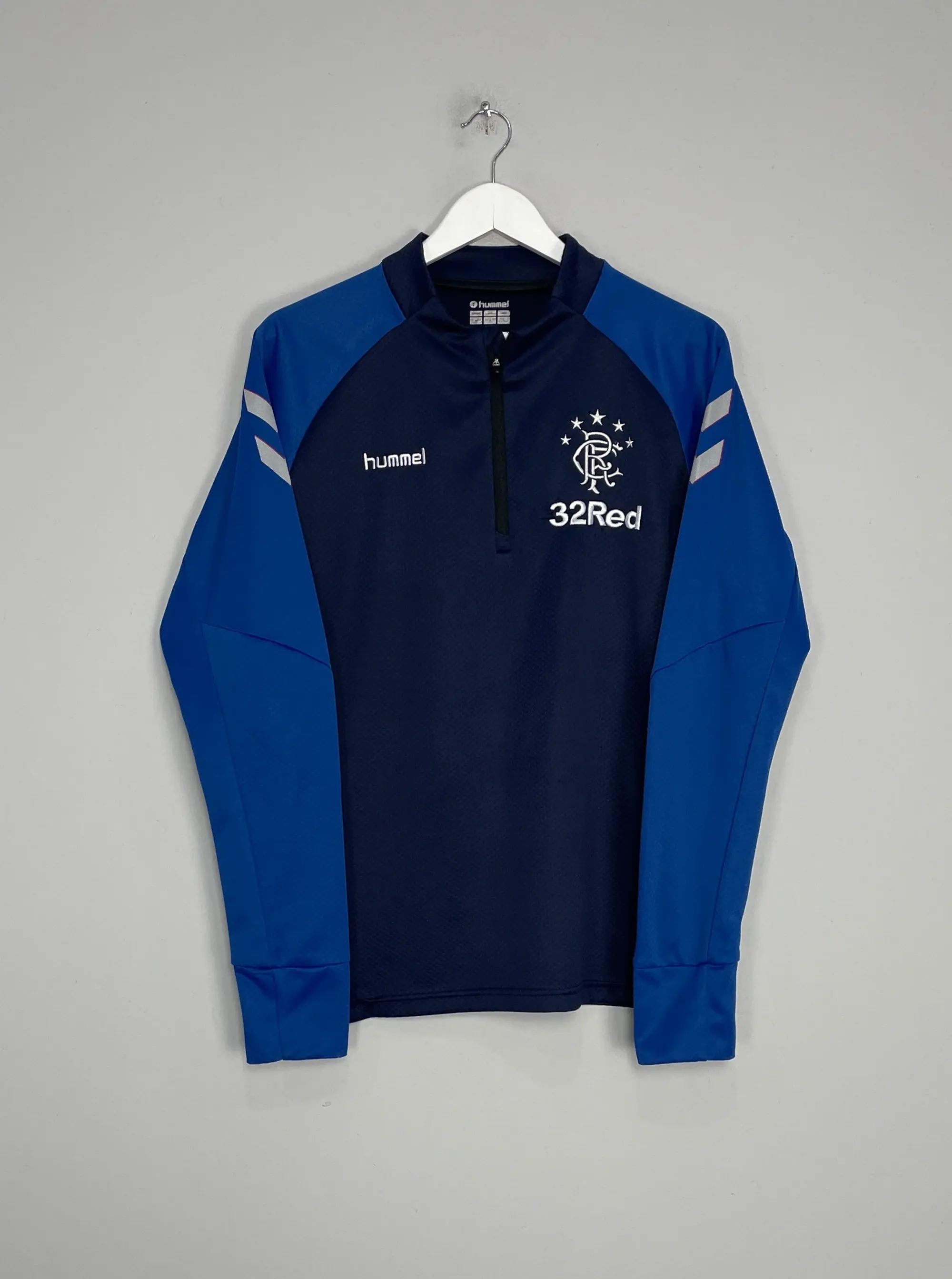 2018/19 RANGERS 1/4 ZIP TRAINING TOP (M) HUMMEL