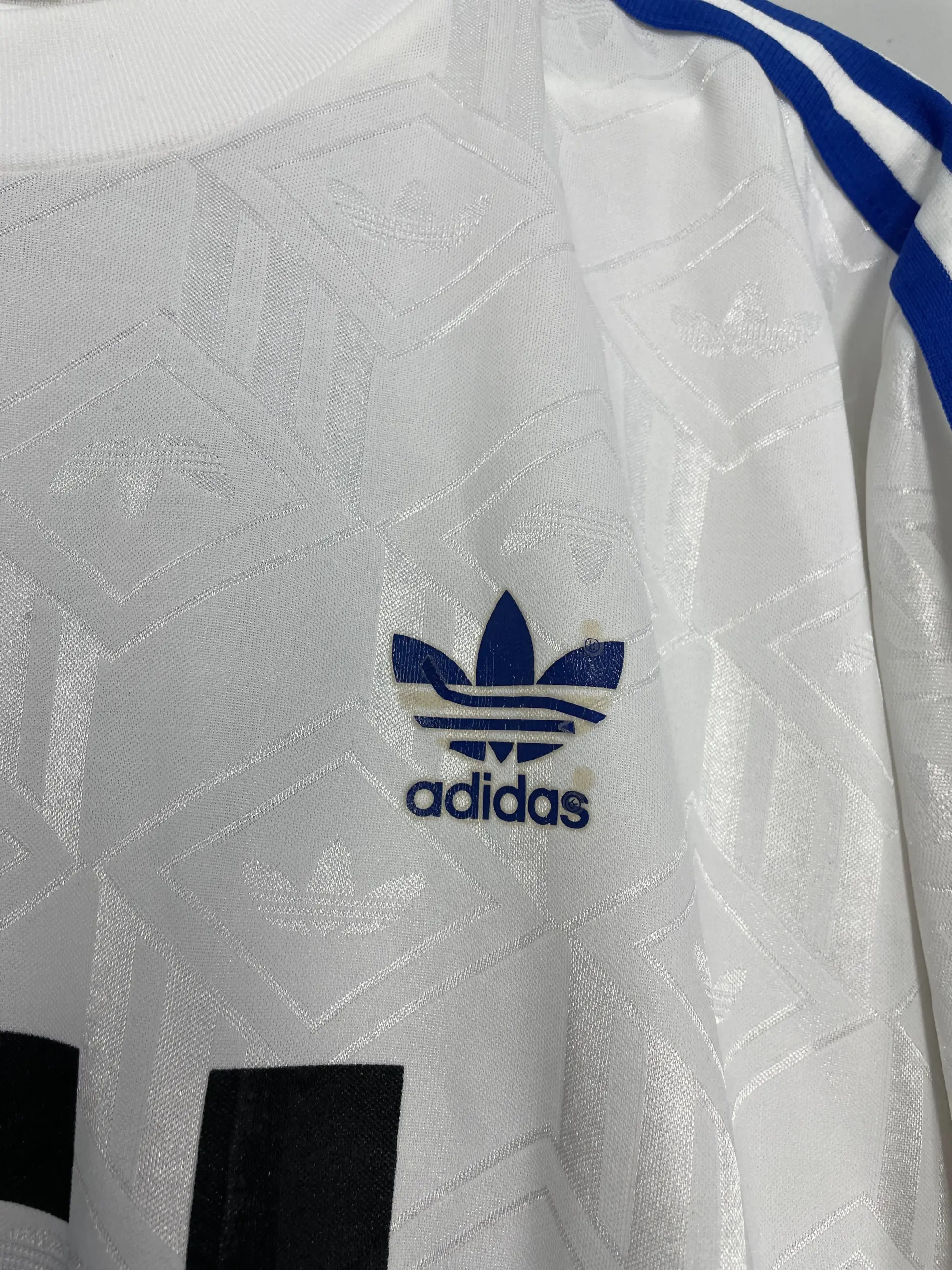 1993/94 COUPE DE FRANCE #11 L/S HOME SHIRT (XL) ADIDAS | Cult Kits
