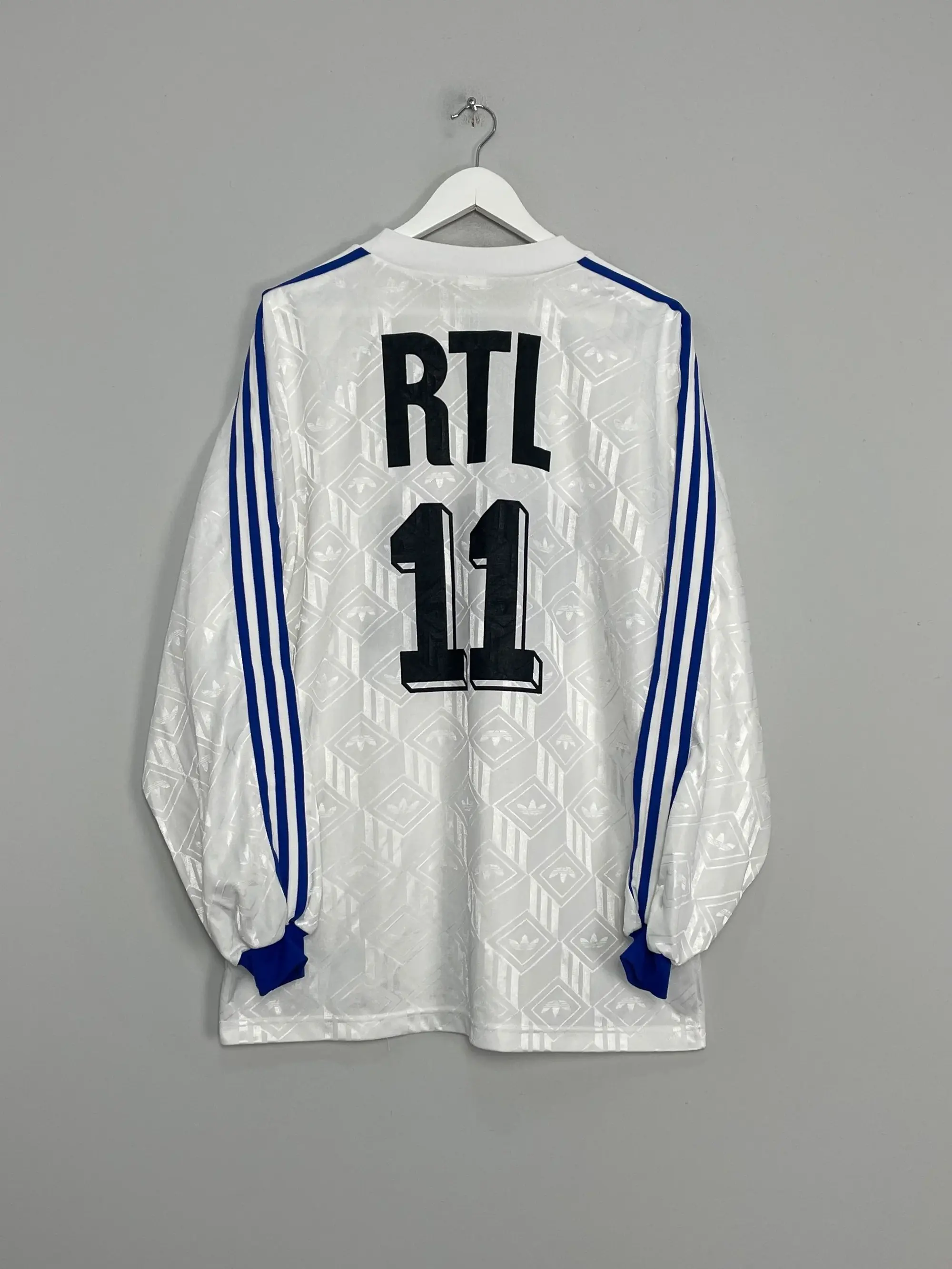 1993/94 COUPE DE FRANCE #11 L/S HOME SHIRT (XL) ADIDAS | Cult Kits