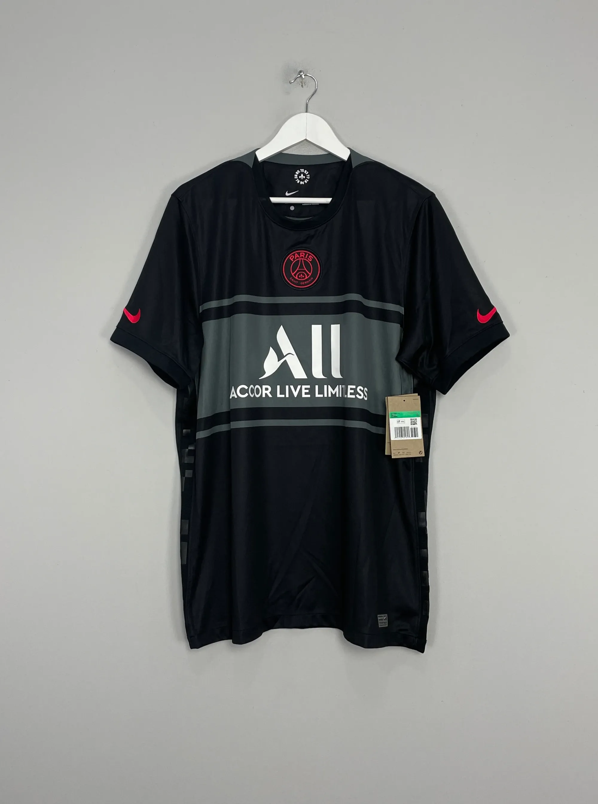 【新品/タグ付き】21/22 PSG ♯10 ネイマール【Lサイズ】3rd 2021/22 PSG NEYMAR #10 *BNWT* THIRD SHIRT (XL) NIKE | 809402-194