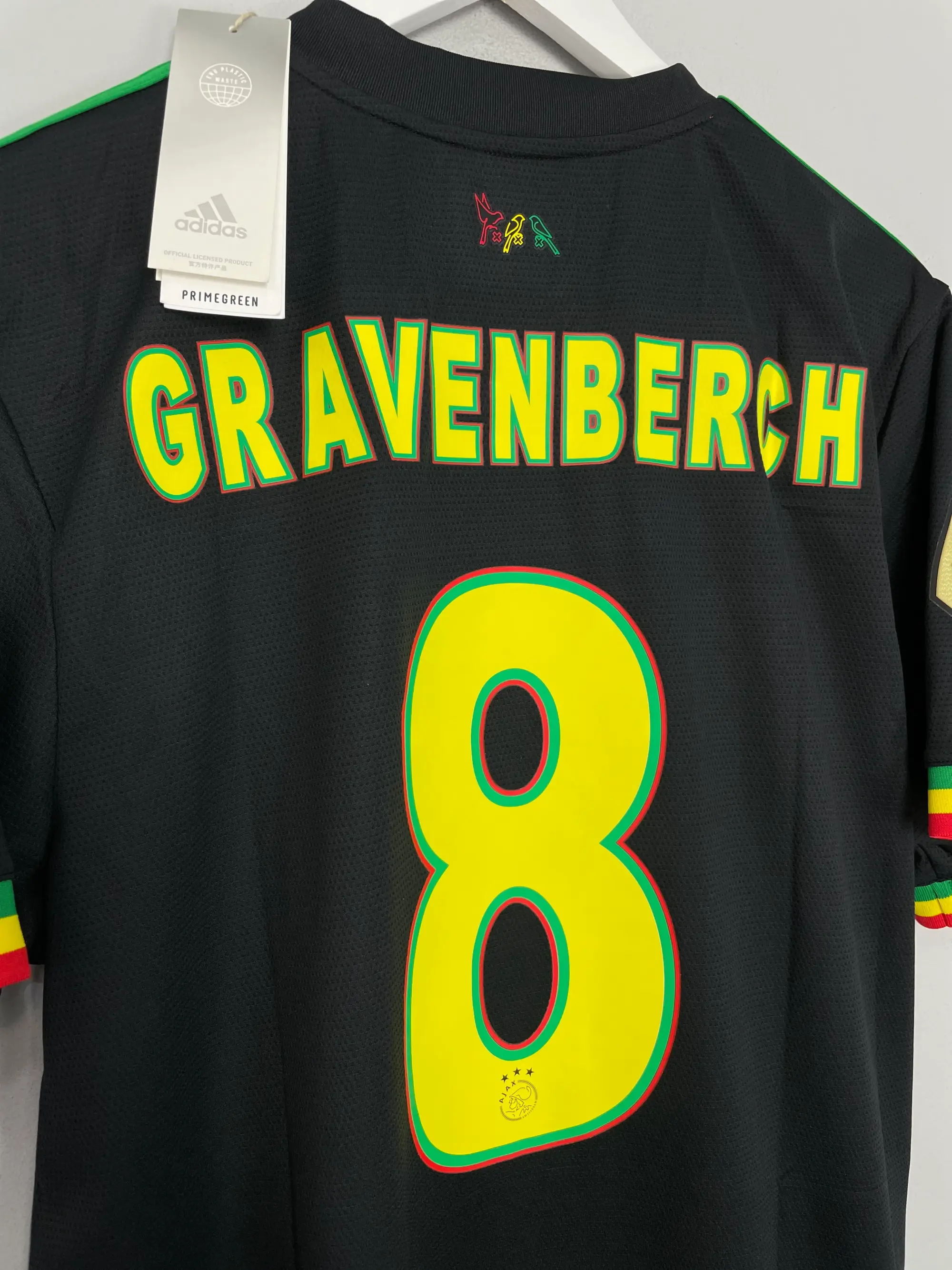 2021/22 AJAX GRAVENBERCH #8 *BNWT* THIRD SHIRT (XL) ADIDAS