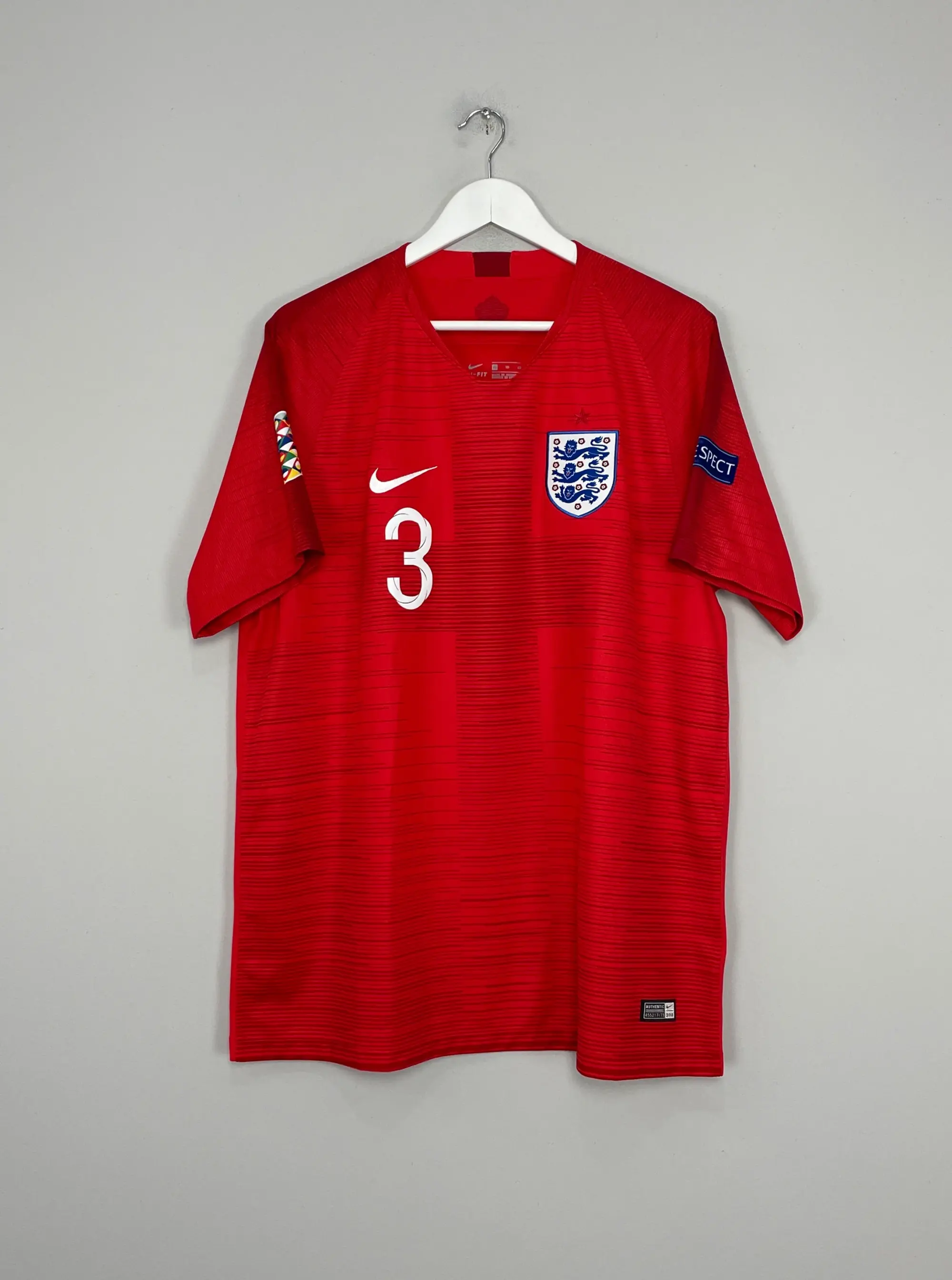 2018/19 ENGLAND SHAW #3 *BNWT* AWAY SHIRT (XL) NIKE | Cult Kits