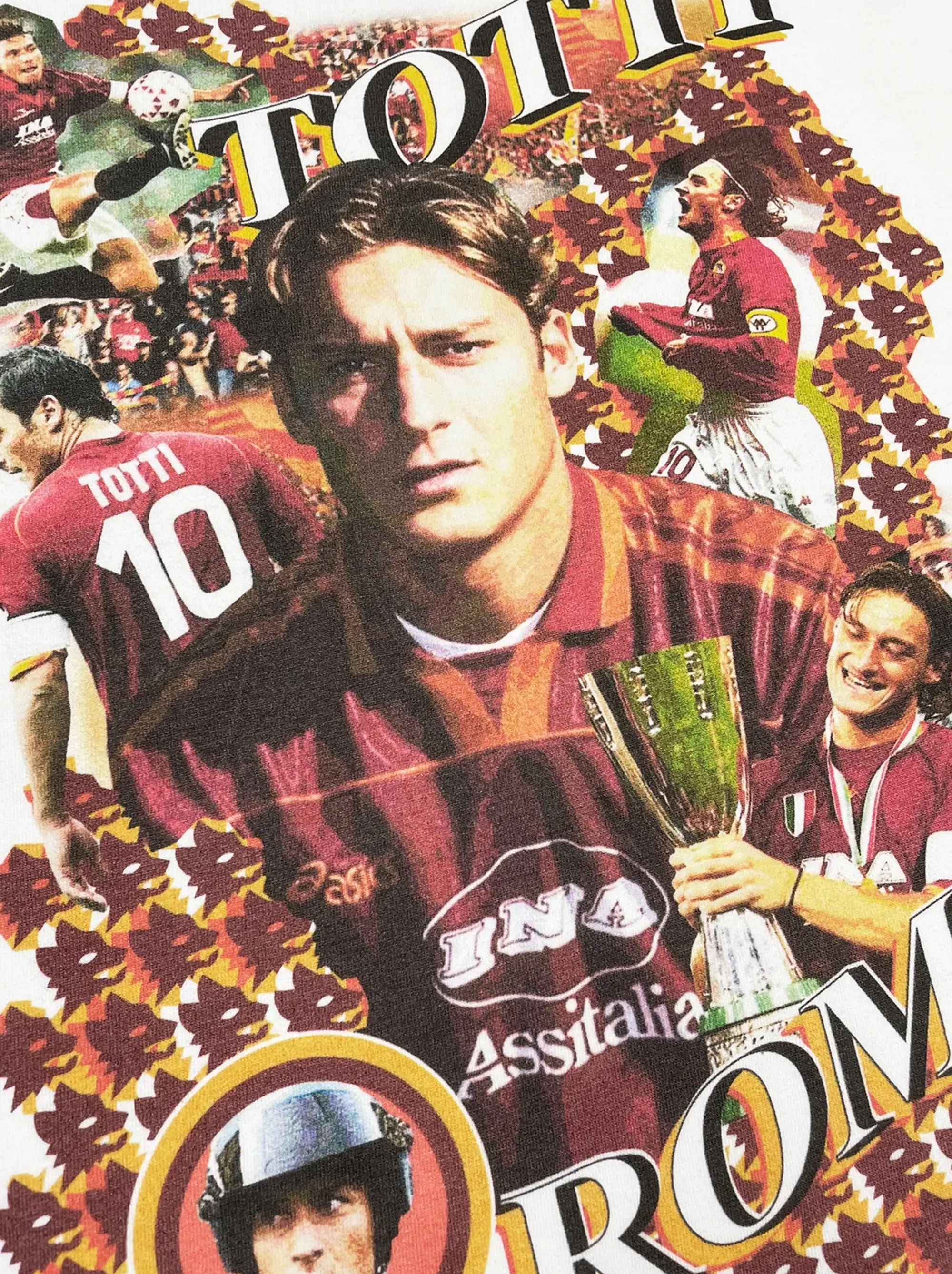 ROMA TOTTI BOOTLEG TEE | Cult Kits, Small / Roma / Black