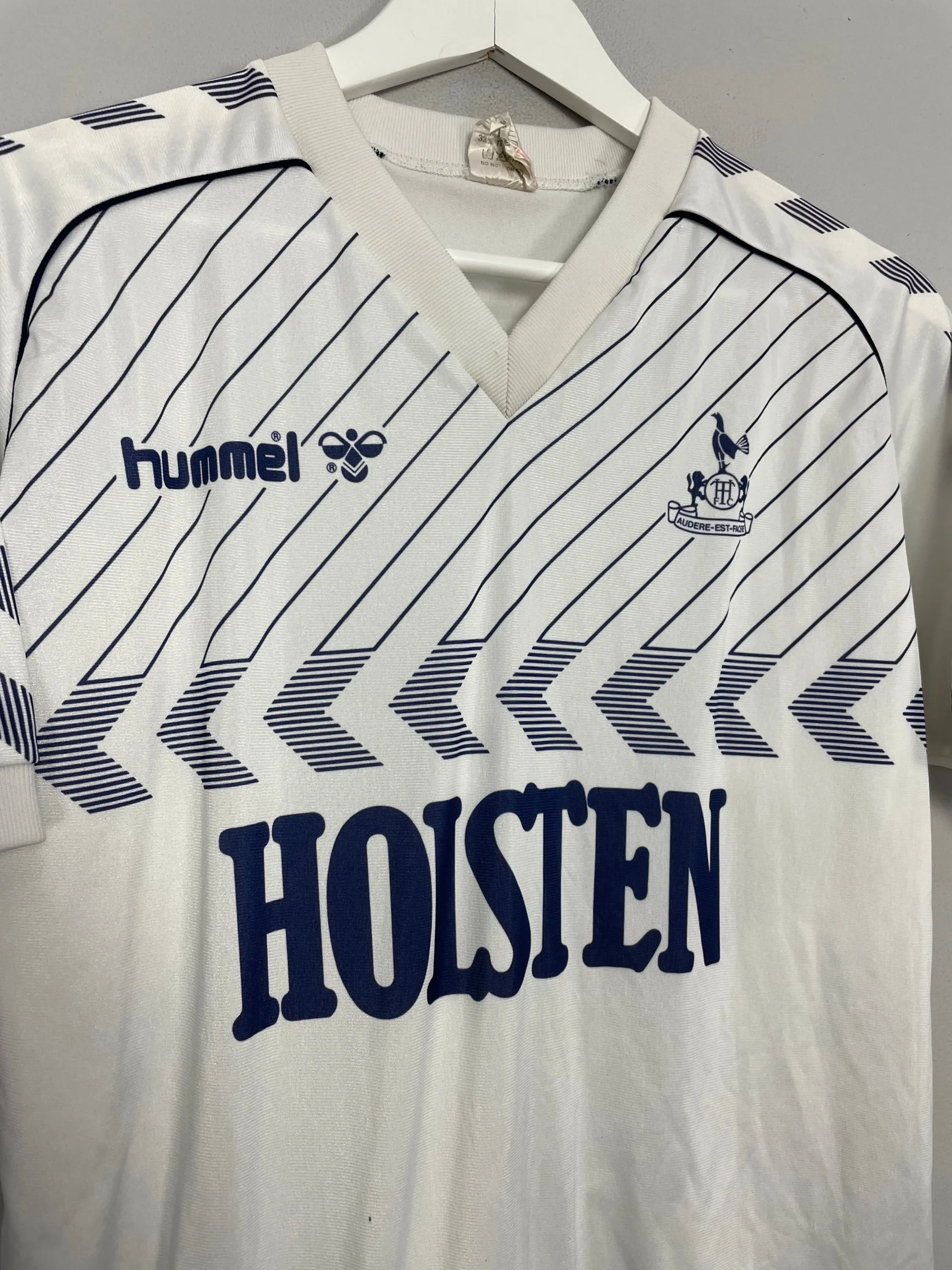 1985/87 TOTTENHAM HOTSPUR HOME SHIRT (M) HUMMEL | 8110410432739