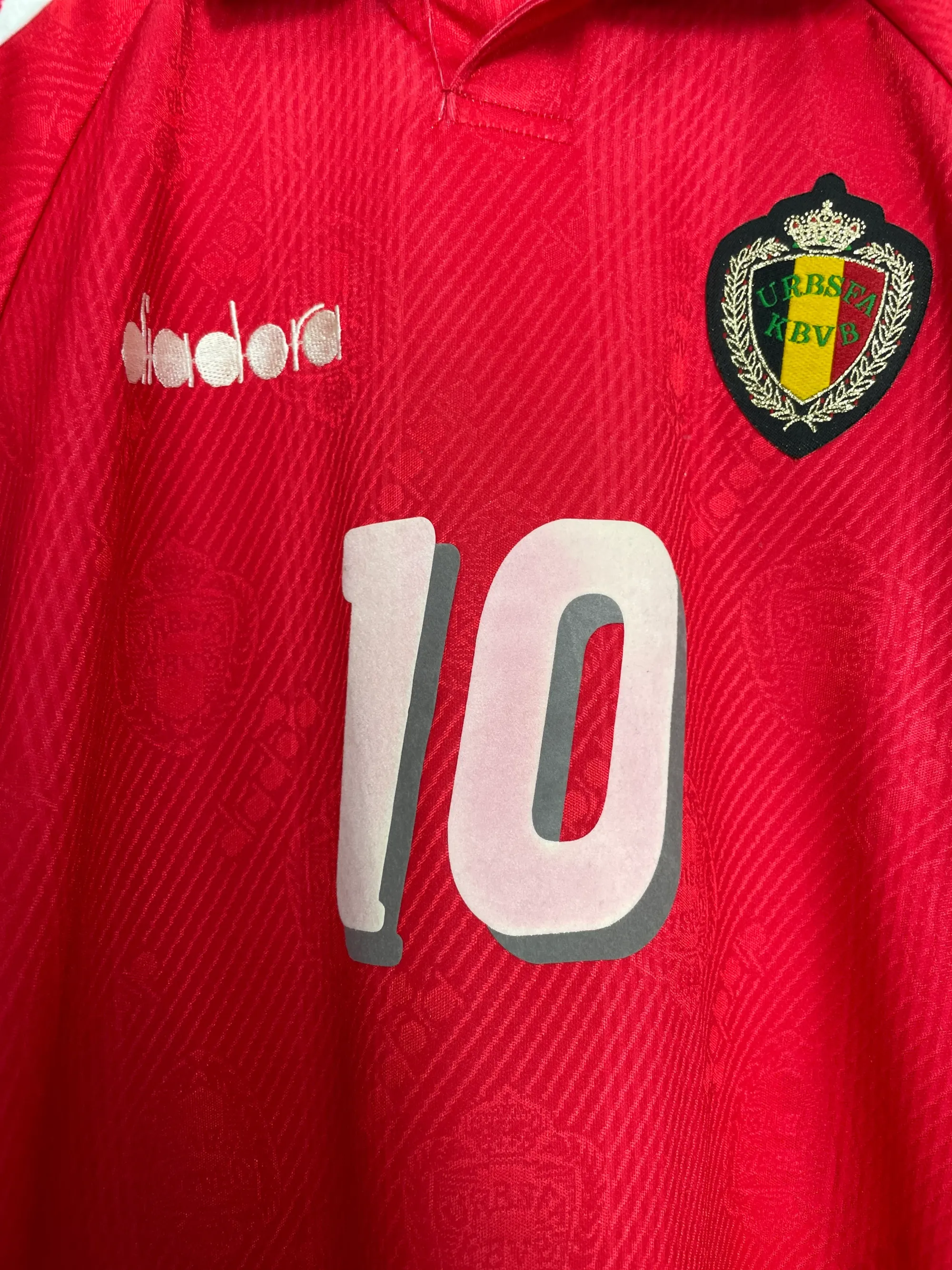 1994/95 BELGIUM SCIFO #10 HOME SHIRT (S) DIADORA | 8122705871075