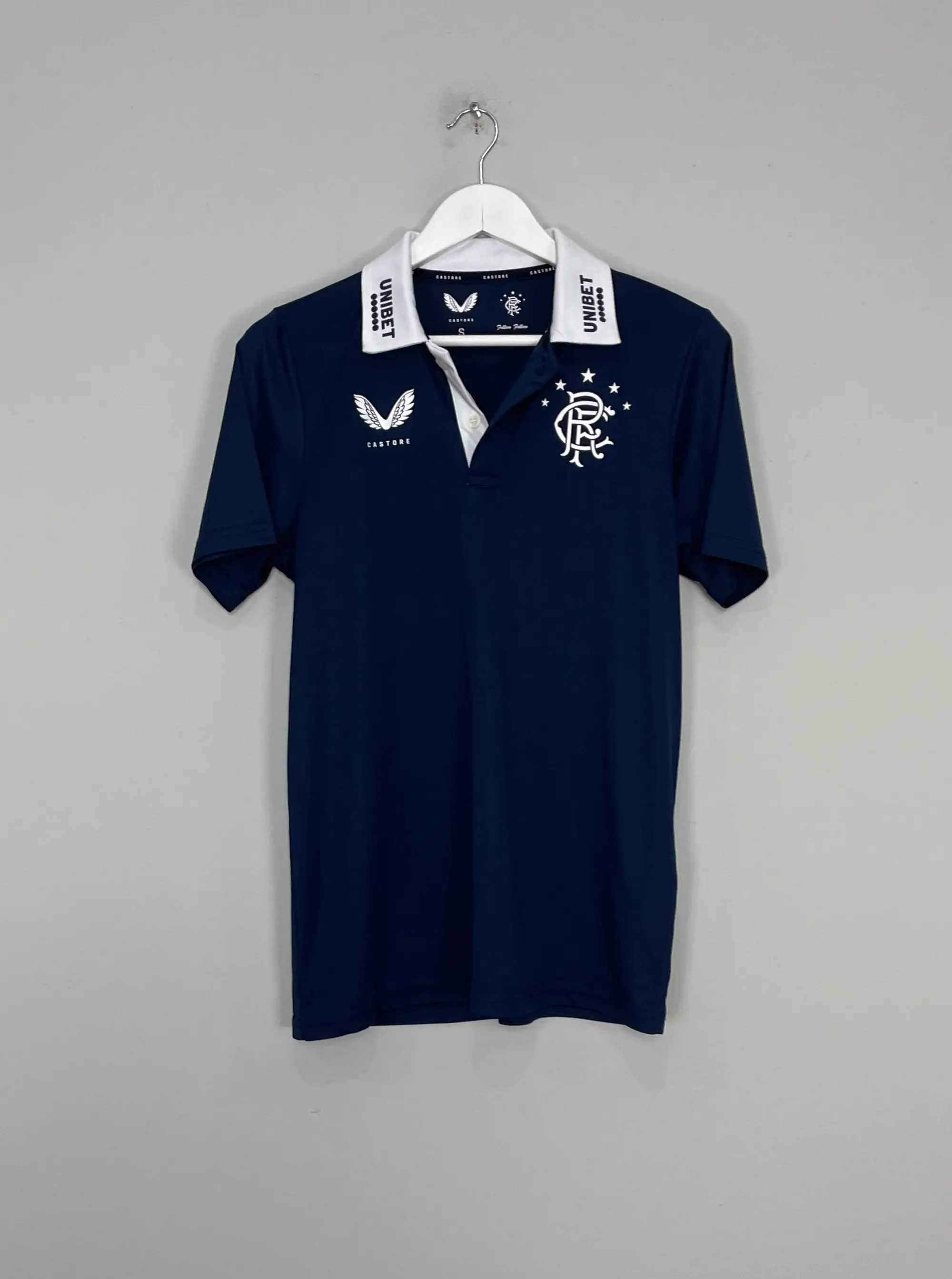 2020/21 RANGERS POLO SHIRT (S) CASTORE