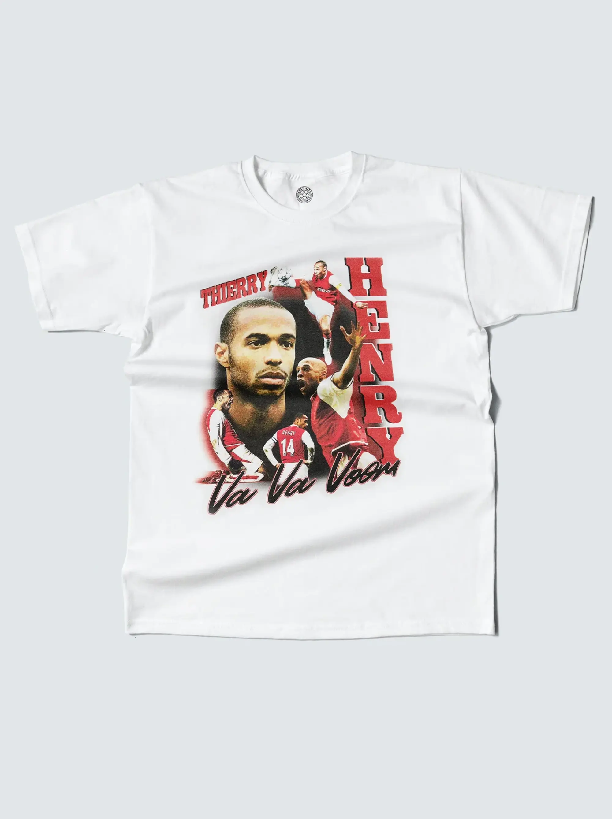 ARSENAL HENRY BOOTLEG TEE | Cult Kits, Small / Arsenal / Black