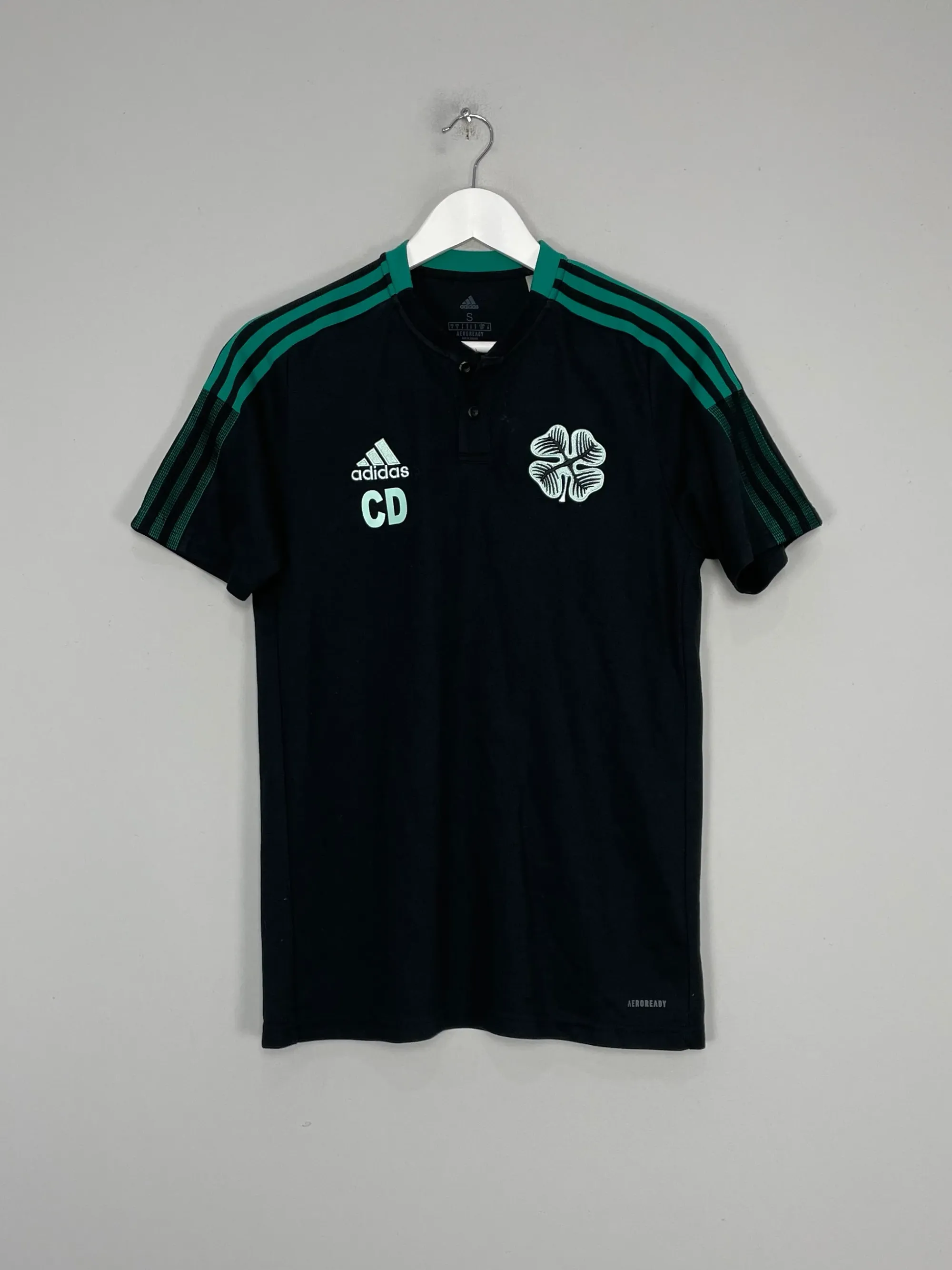 2021/22 CELTIC 'CD' STAFF ISSUE POLO SHIRT (S) ADIDAS 815538