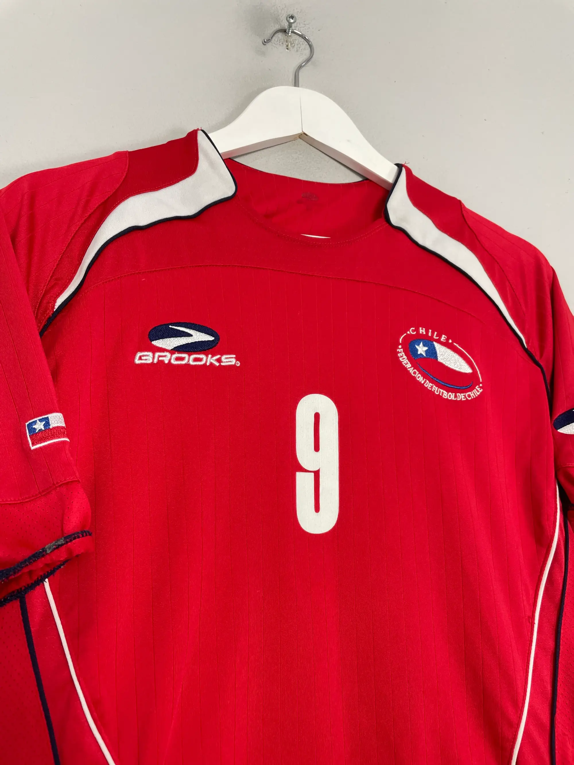 2007/09 CHILE SUAZO #9 HOME SHIRT (S) BROOKS