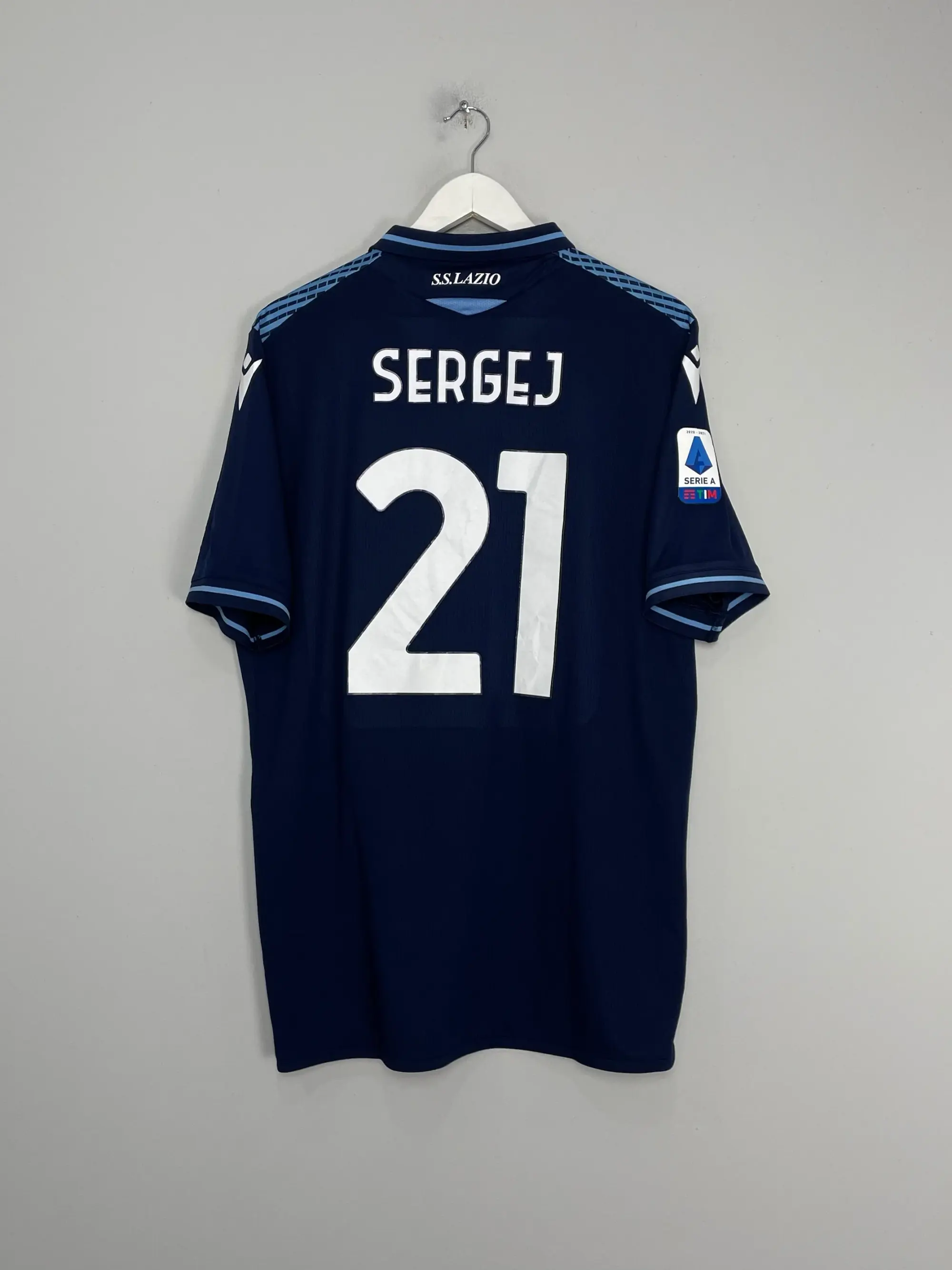 2020/21 LAZIO SERGEJ #21 THIRD SHIRT (XXL) MACRON