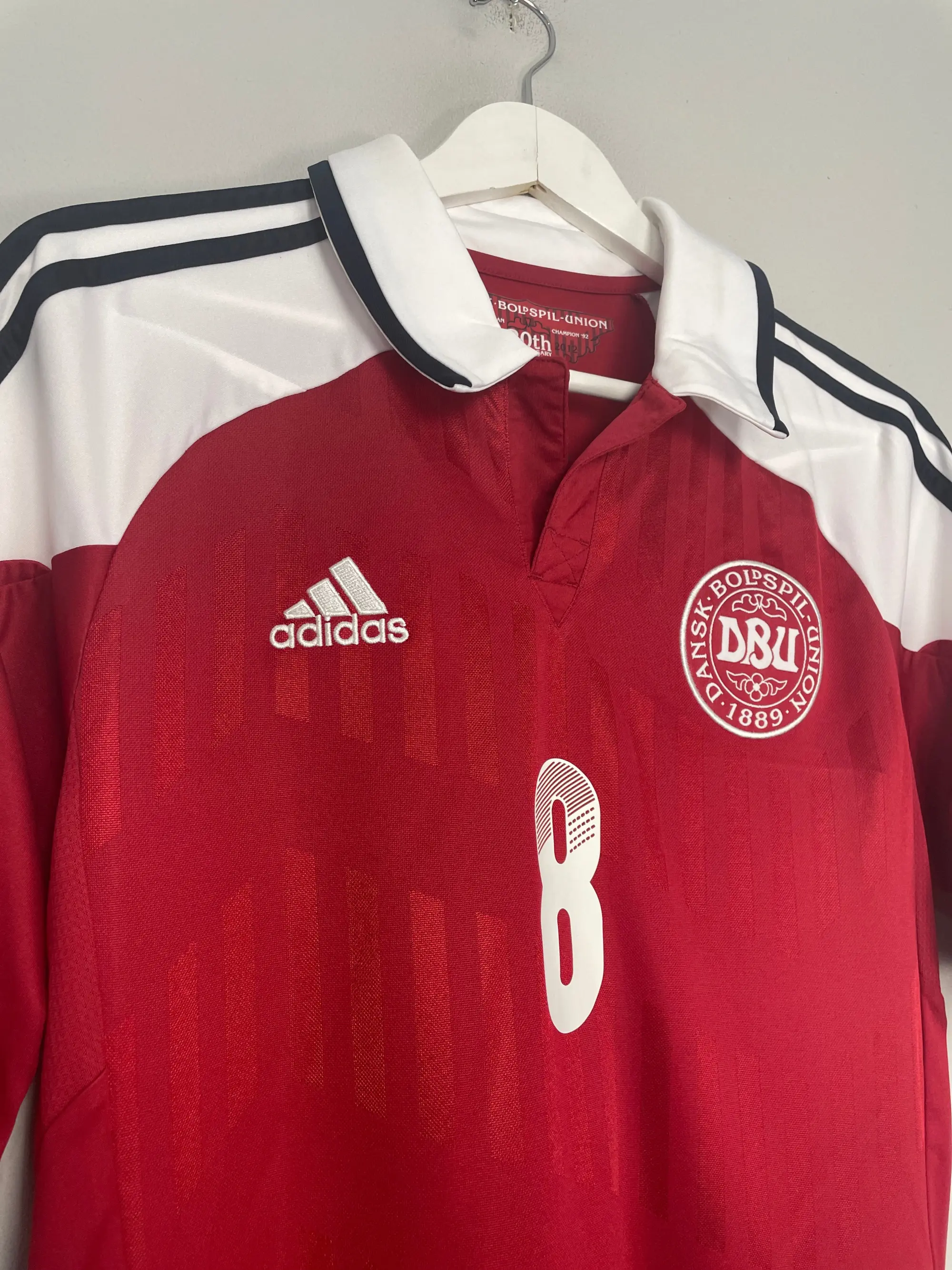 2012/13 DENMARK ERIKSEN #8 HOME SHIRT (S) ADIDAS | Cult Kits