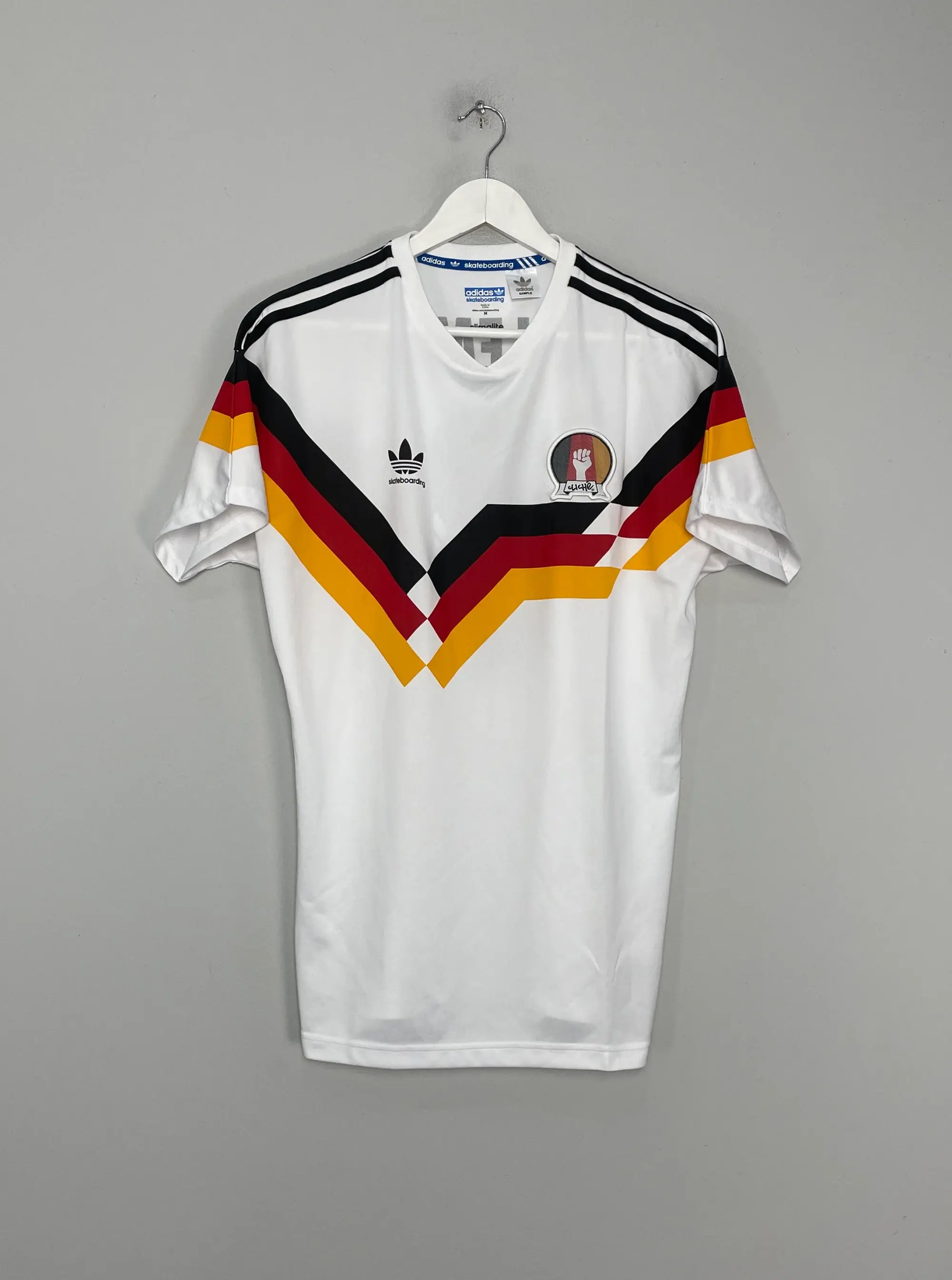 2014 GERMANY VILLEMIN #8 ADIDAS ORIGINALS X SKATEBOARDING SHIRT (M) | Cult Kits