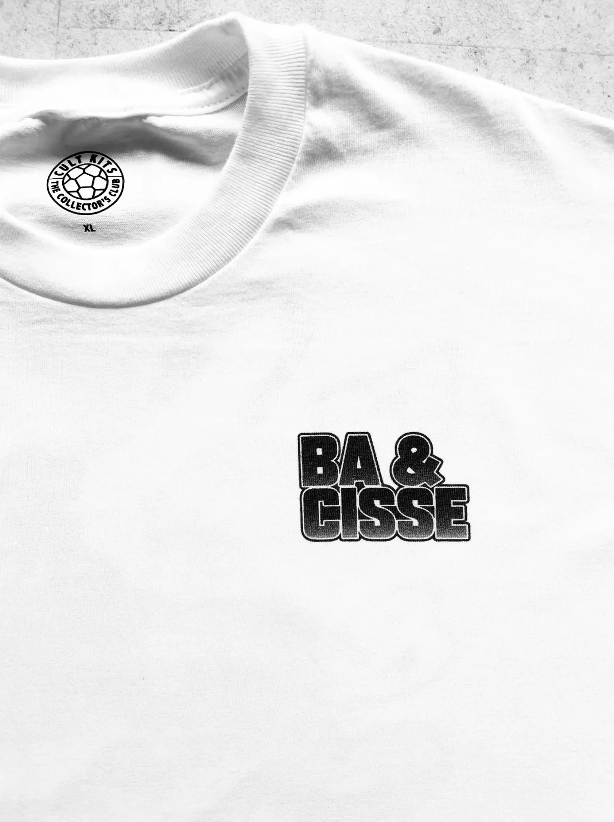 NEWCASTLE UNITED BA & CISSE BOOTLEG TEE | Cult Kits, Small / Newcastle / Black
