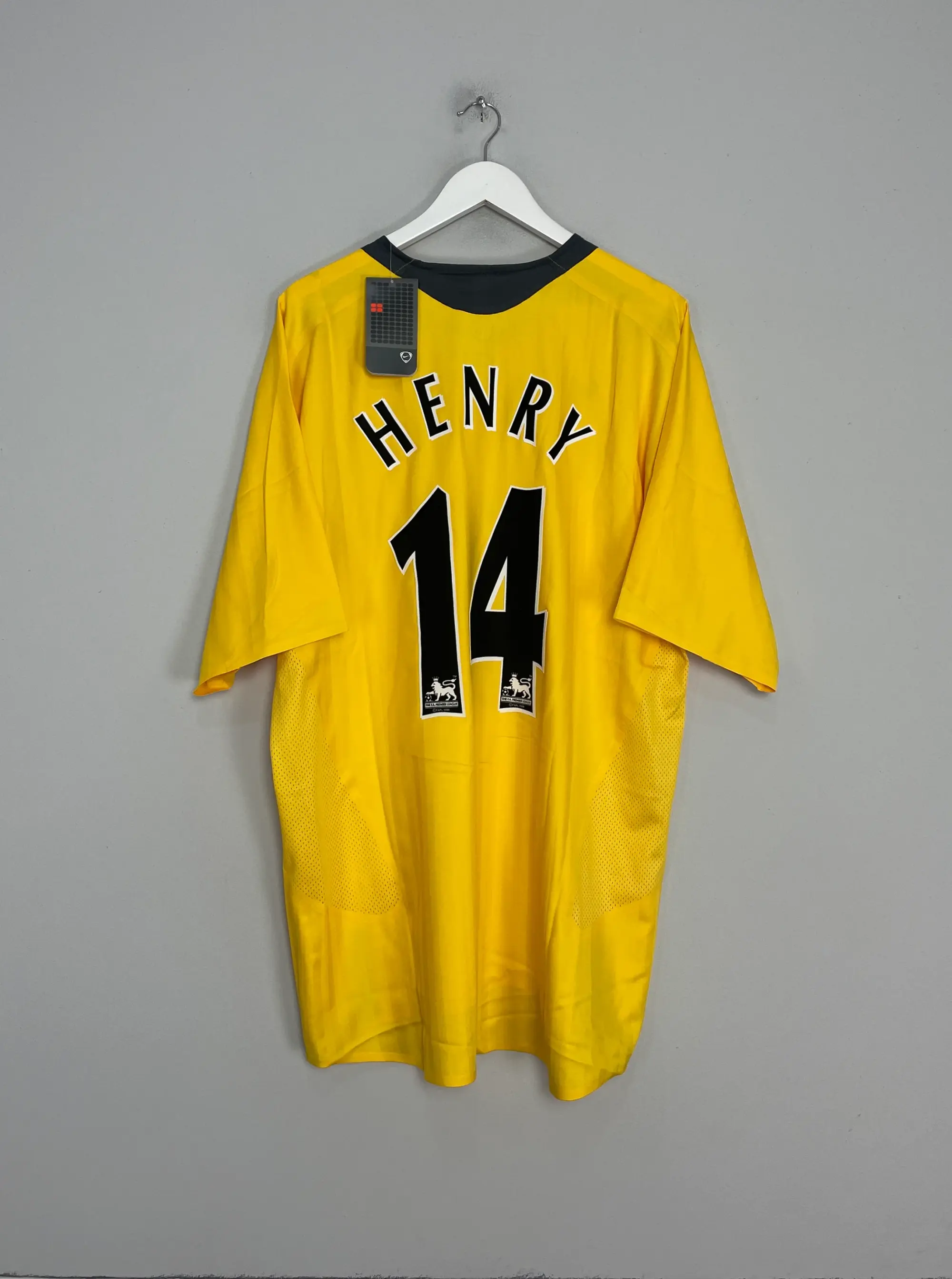 2006/07 ARSENAL HENRY #14 *BNWT* PLAYER ISSUE AWAY SHIRT (XXL) NIKE