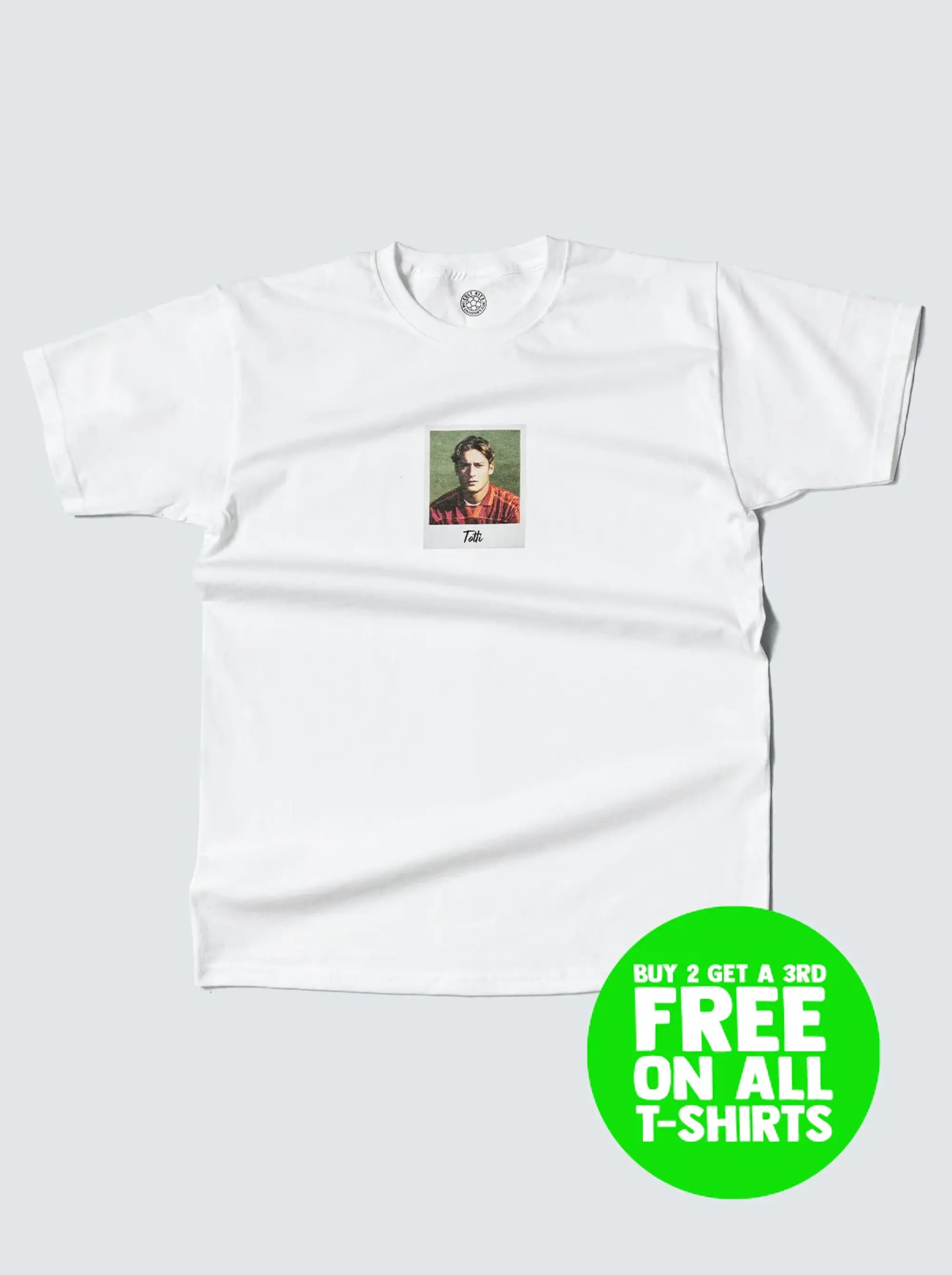 ROMA TOTTI POLAROID TEE | Cult Kits, Small / Roma