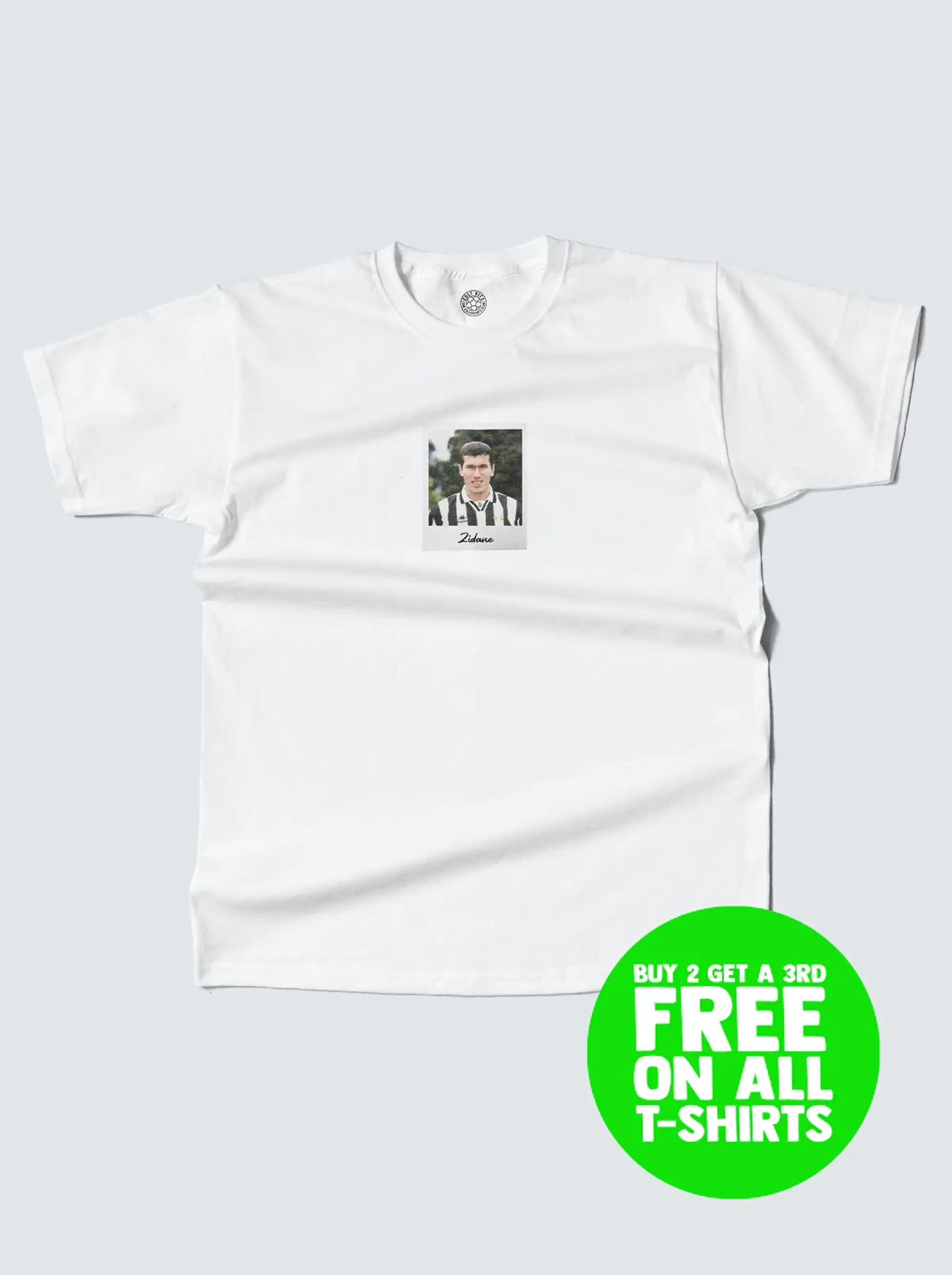 JUVE ZIDANE POLAROID TEE | Cult Kits, Small / Juventus