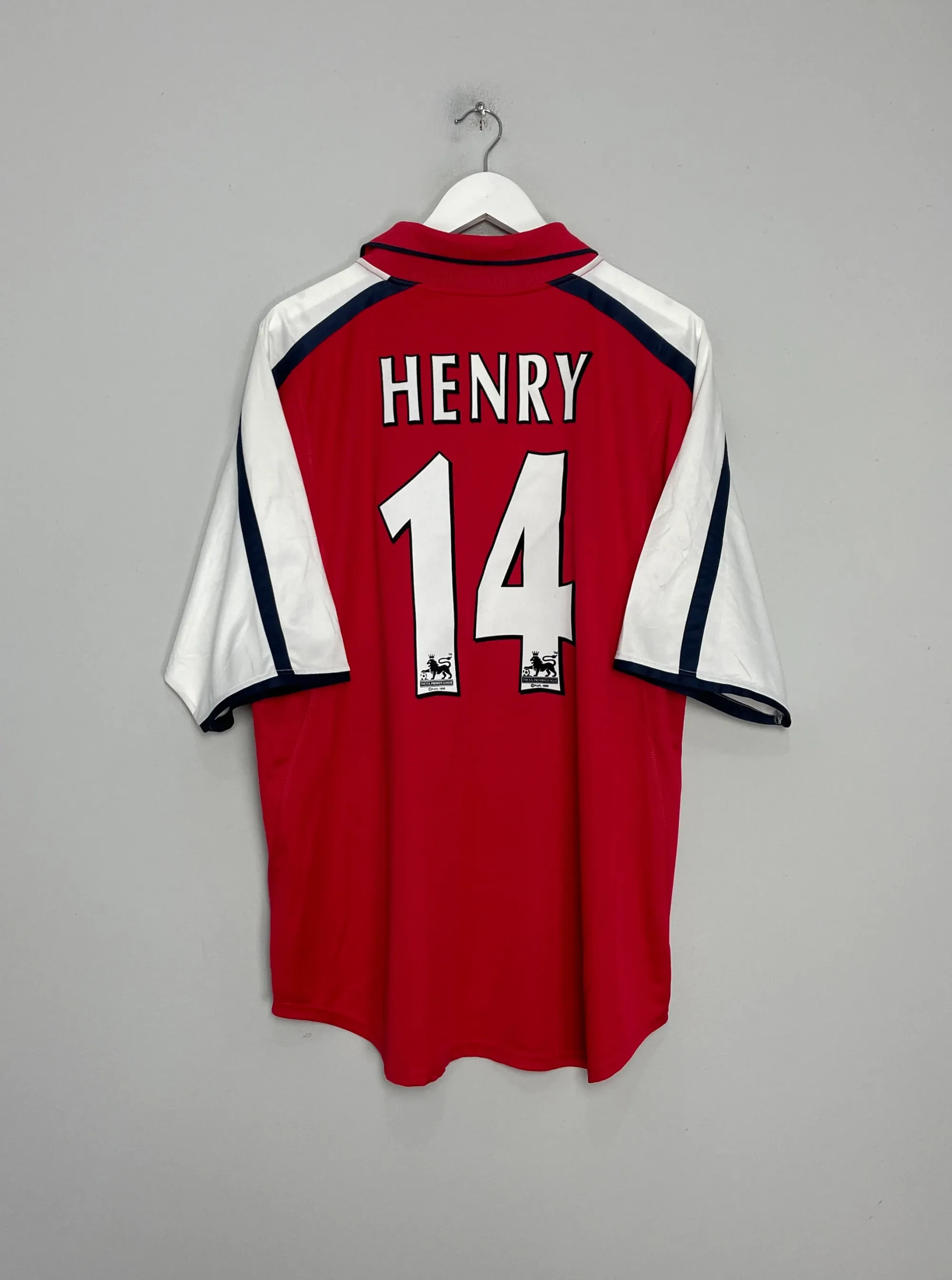 2000/02 ARSENAL HENRY #14 HOME SHIRT (XL) NIKE | 820832-501