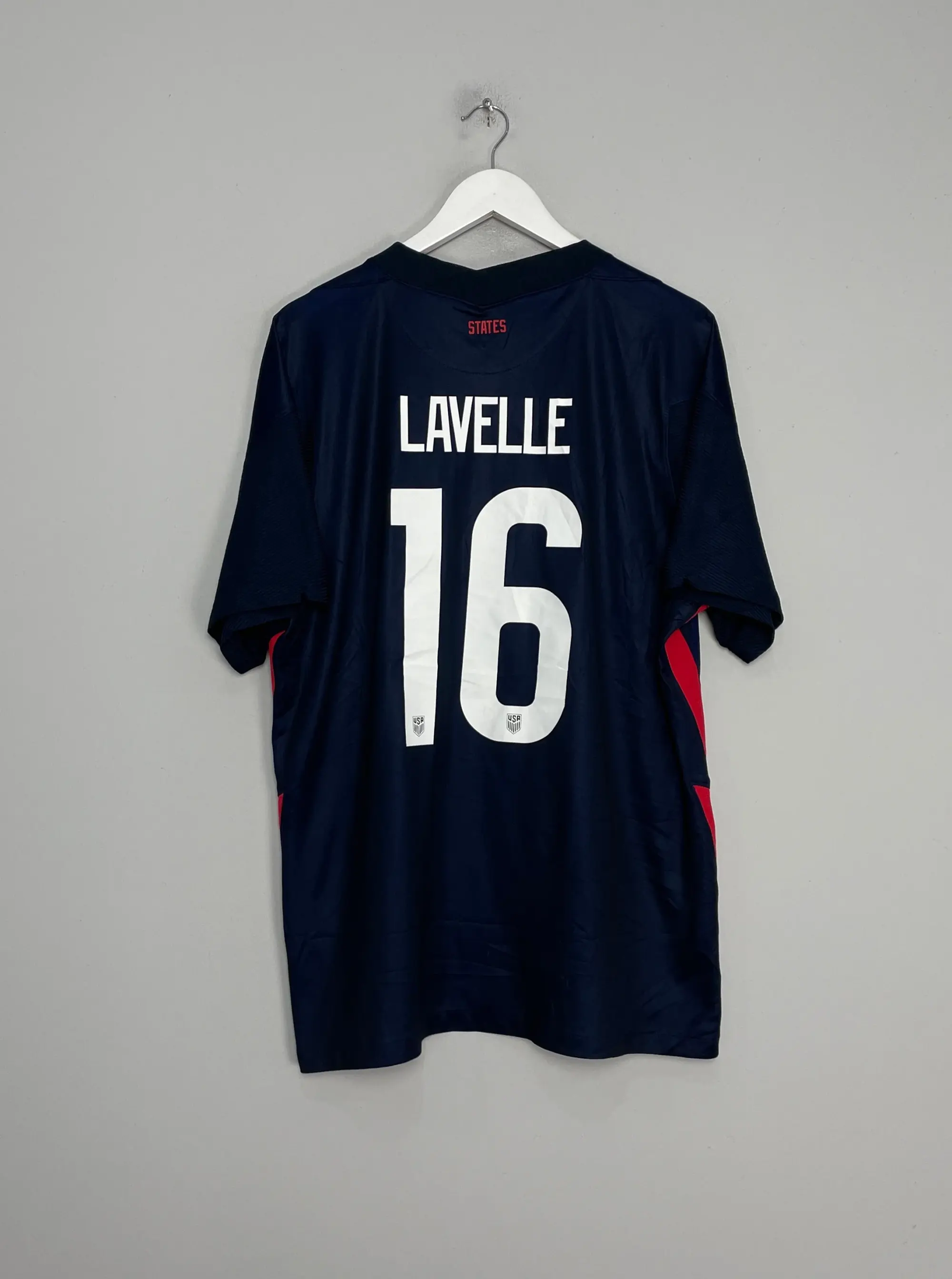 2020/21 USA WOMENS LAVELLE #16 AWAY SHIRT (XL) NIKE, Cult Kits