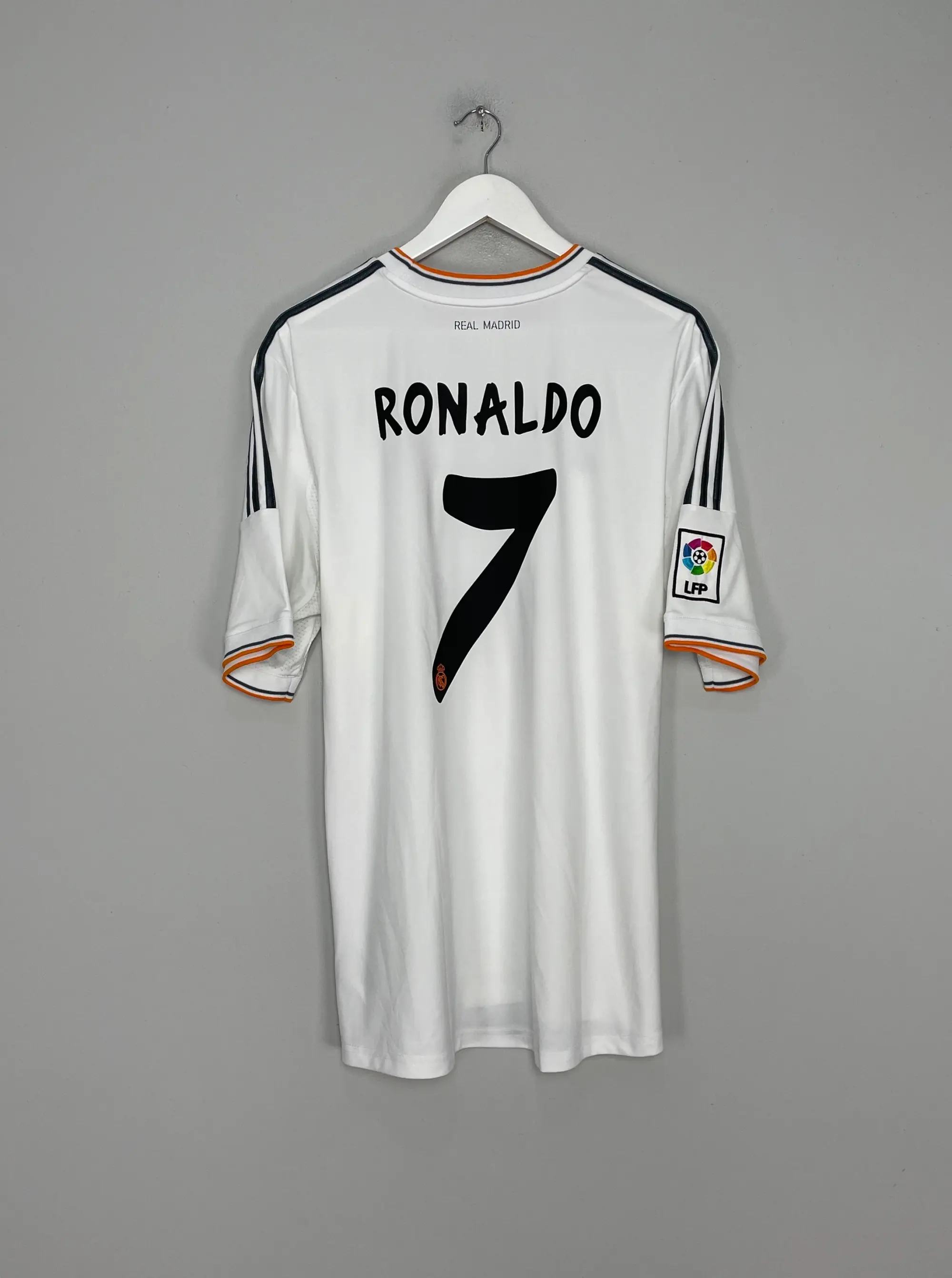 2009/10 REAL MADRID RONALDO #9 HOME SHIRT (L) ADIDAS