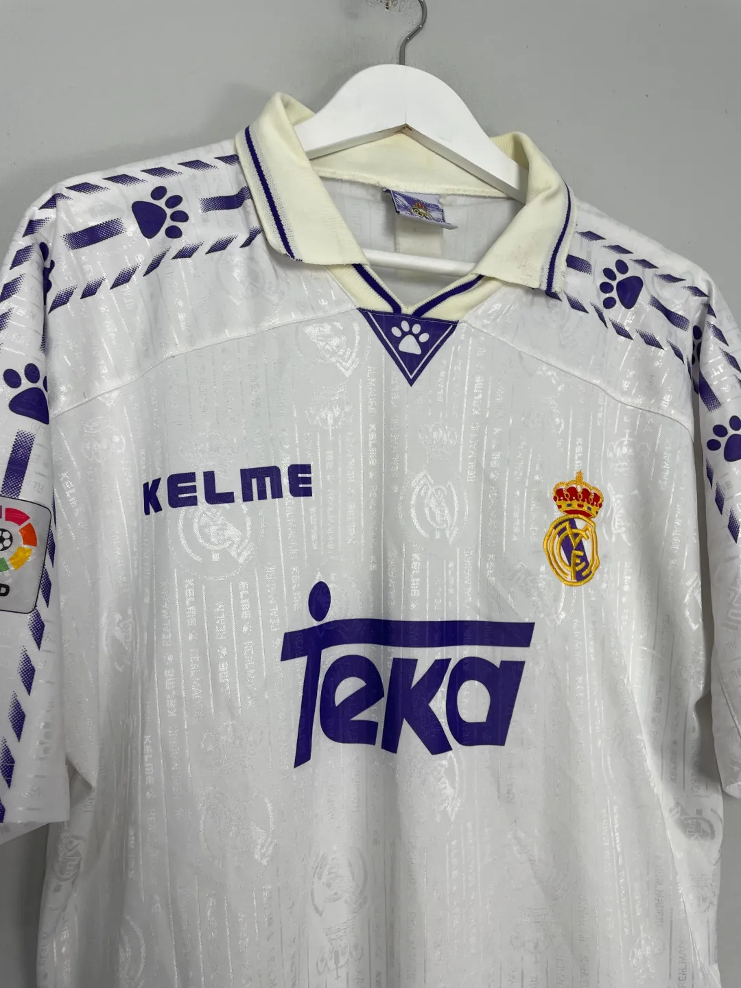 1996/97 REAL MADRID HOME SHIRT (XL) KELME | 8216326766819 | FOOTY.COM