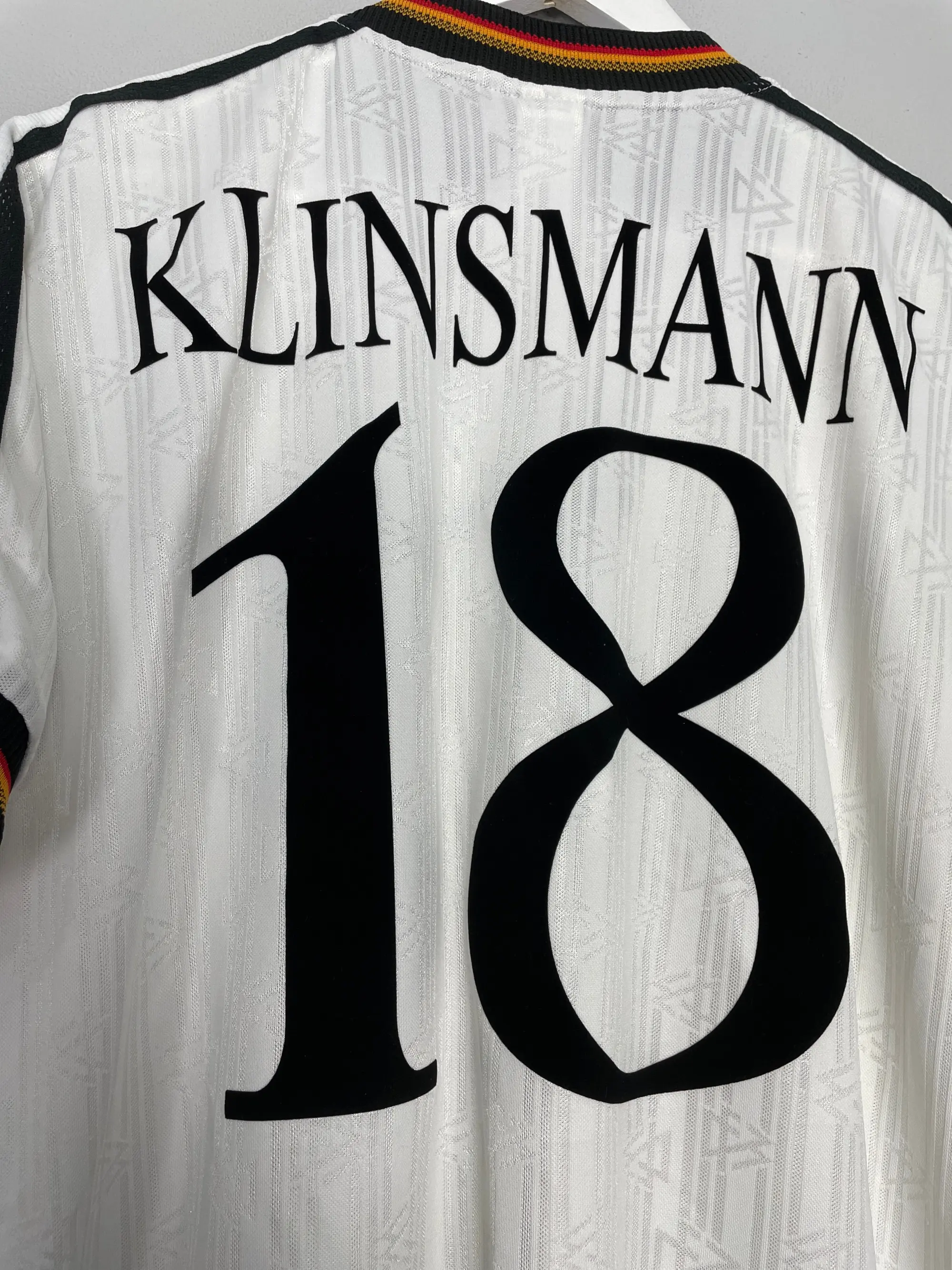 1996/98 GERMANY KLINSMANN #18 HOME SHIRT (XL) ADIDAS
