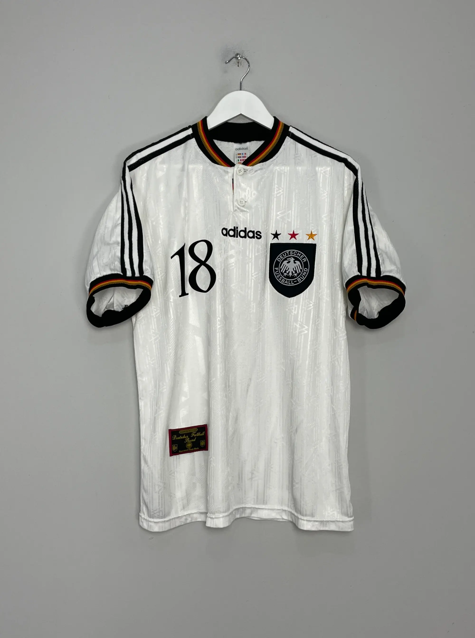 1996/98 GERMANY KLINSMANN #18 HOME SHIRT (XL) ADIDAS