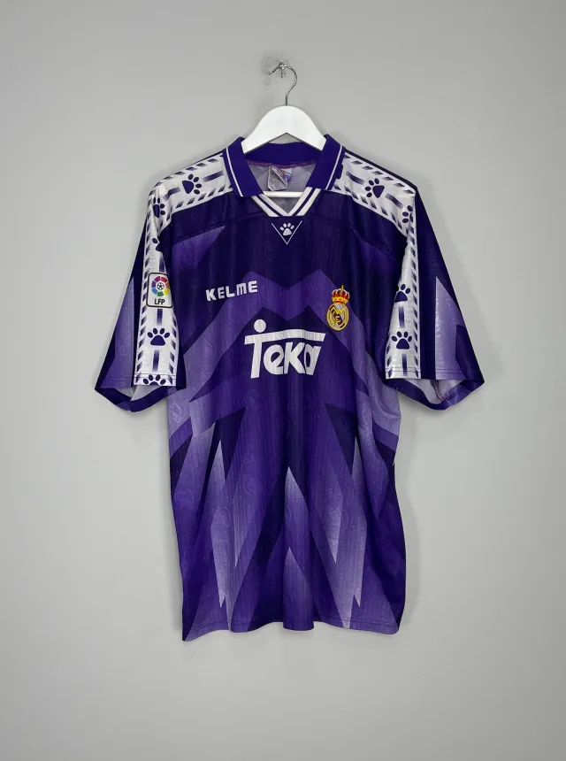 1996/97 REAL MADRID AWAY SHIRT (XL) KELME | 8225268498659 | FOOTY.COM